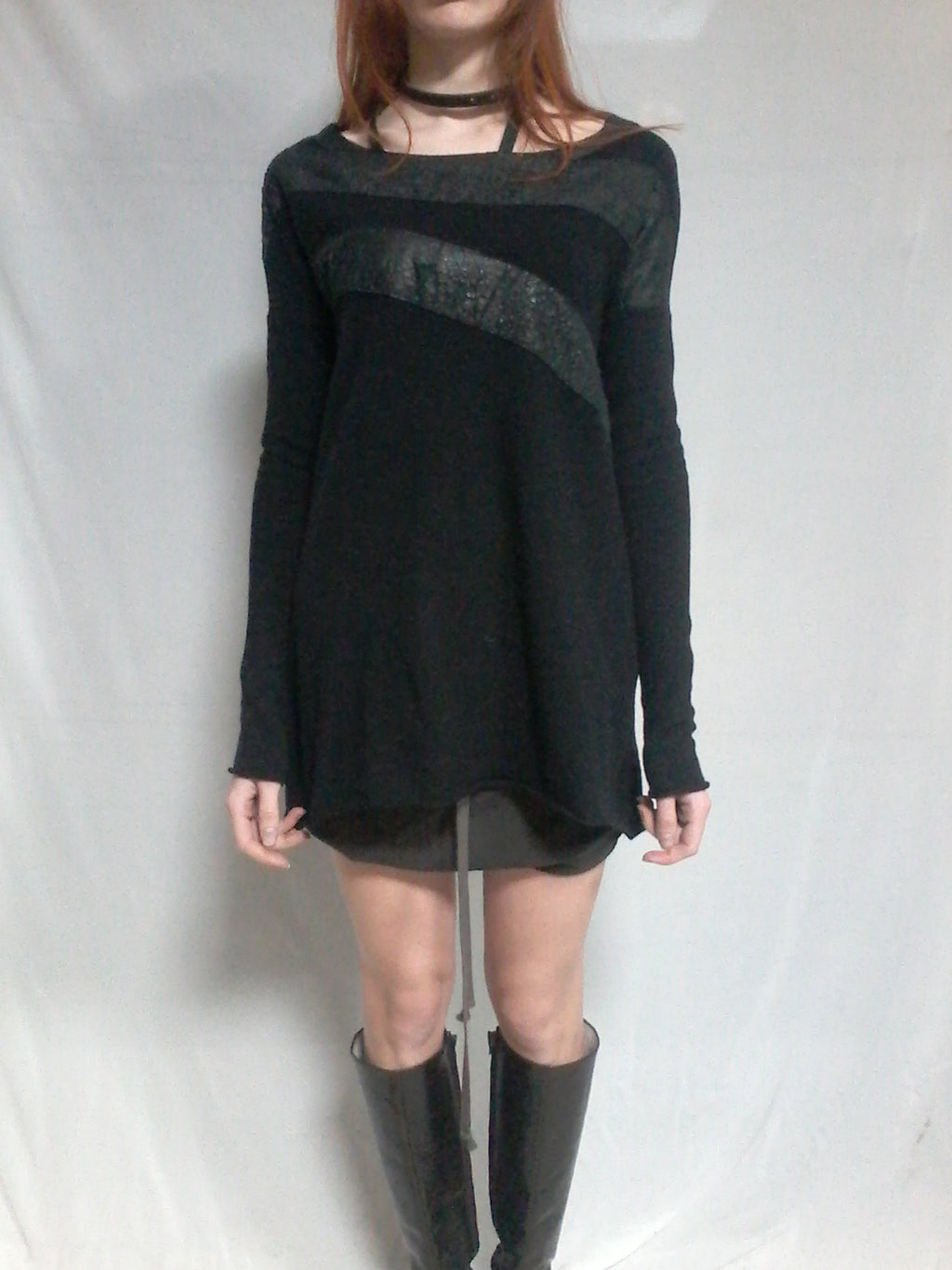 10sei0Otto Blistered Calf Leather Longsleeve