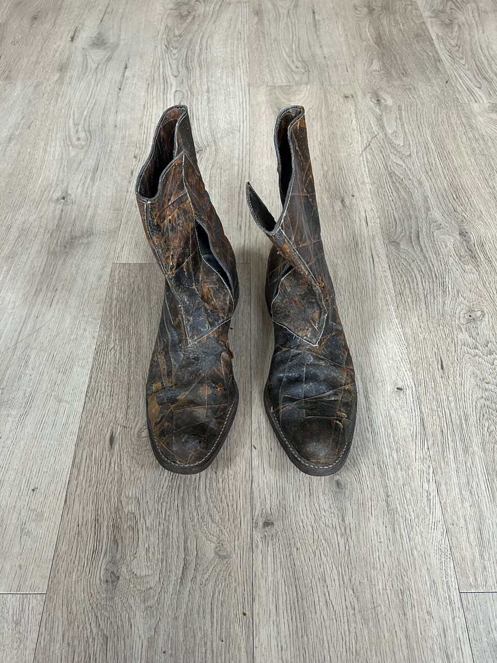 Carol Christian Poell taped Rubber boots