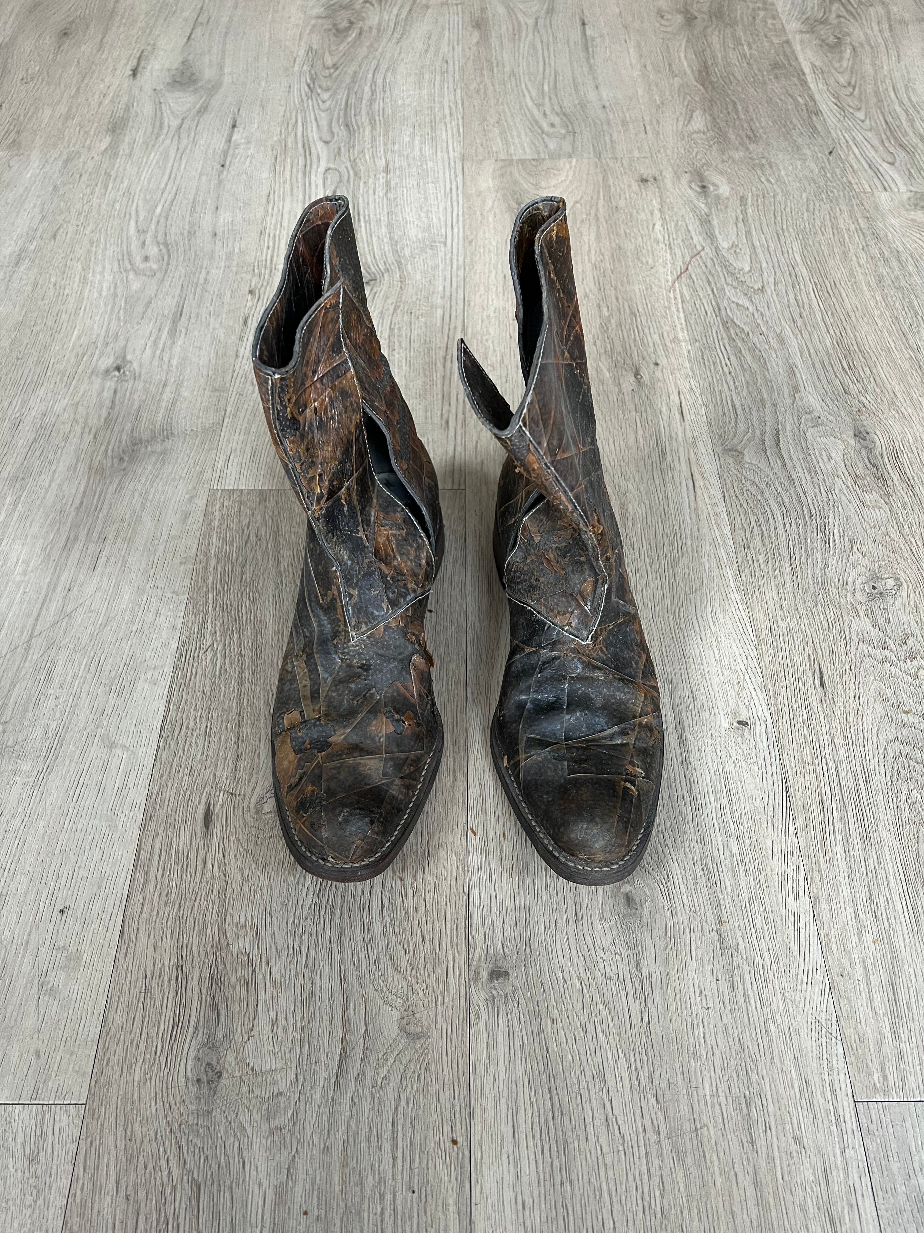 Carol Christian Poell taped Rubber boots