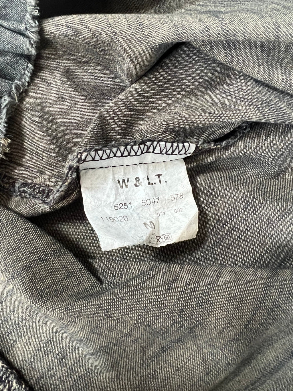 Walter van Beirendonck Denim Dress