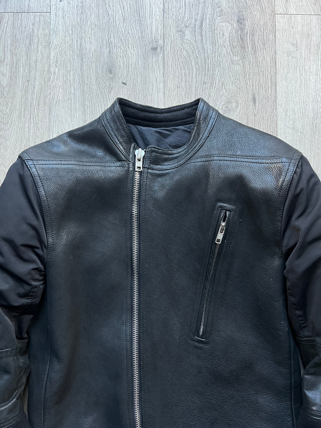 Rick Owens Down Filled leather Jacket