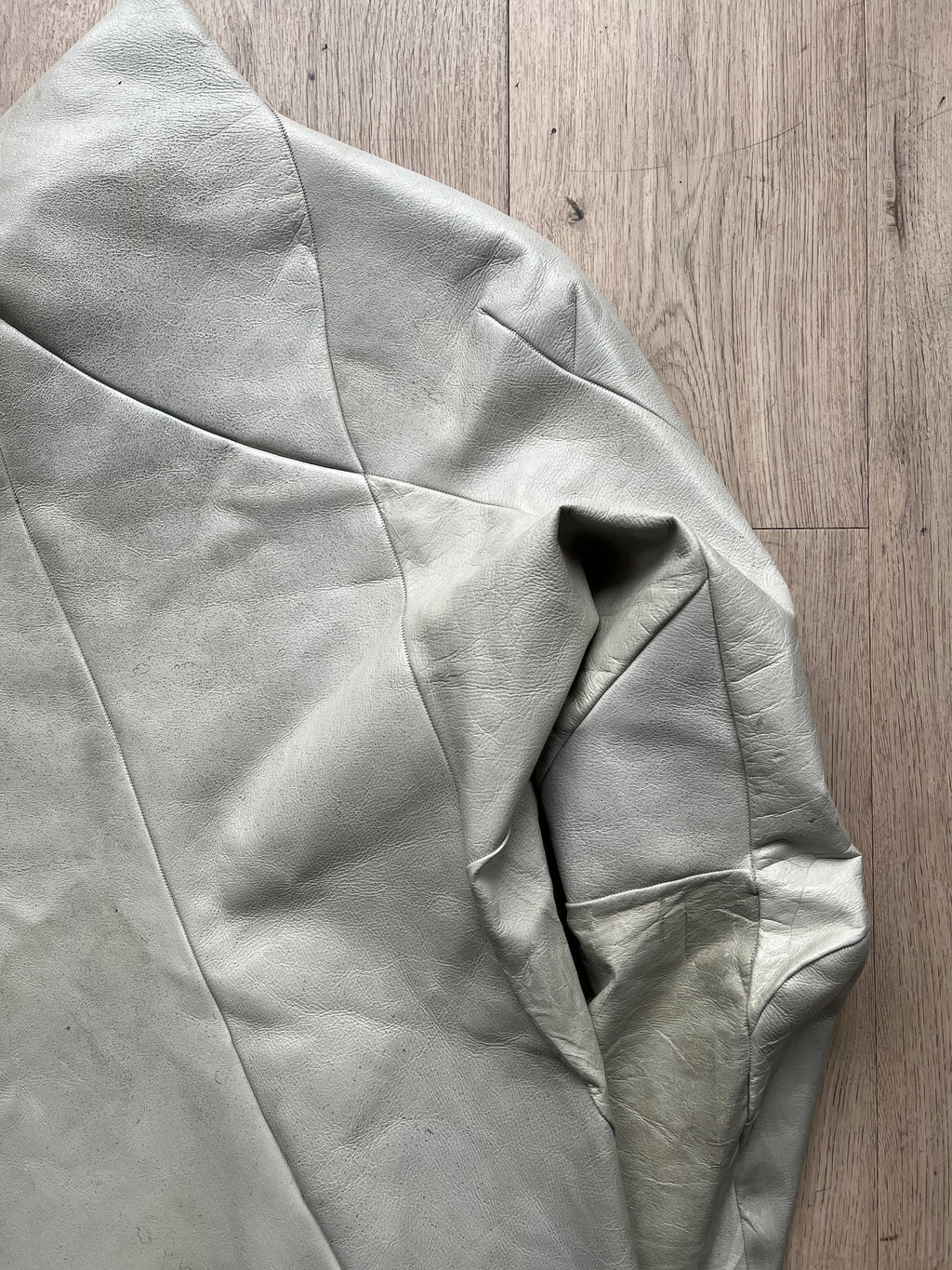 Leon Emanuel Blanck Distortion Lama Leather Jacket