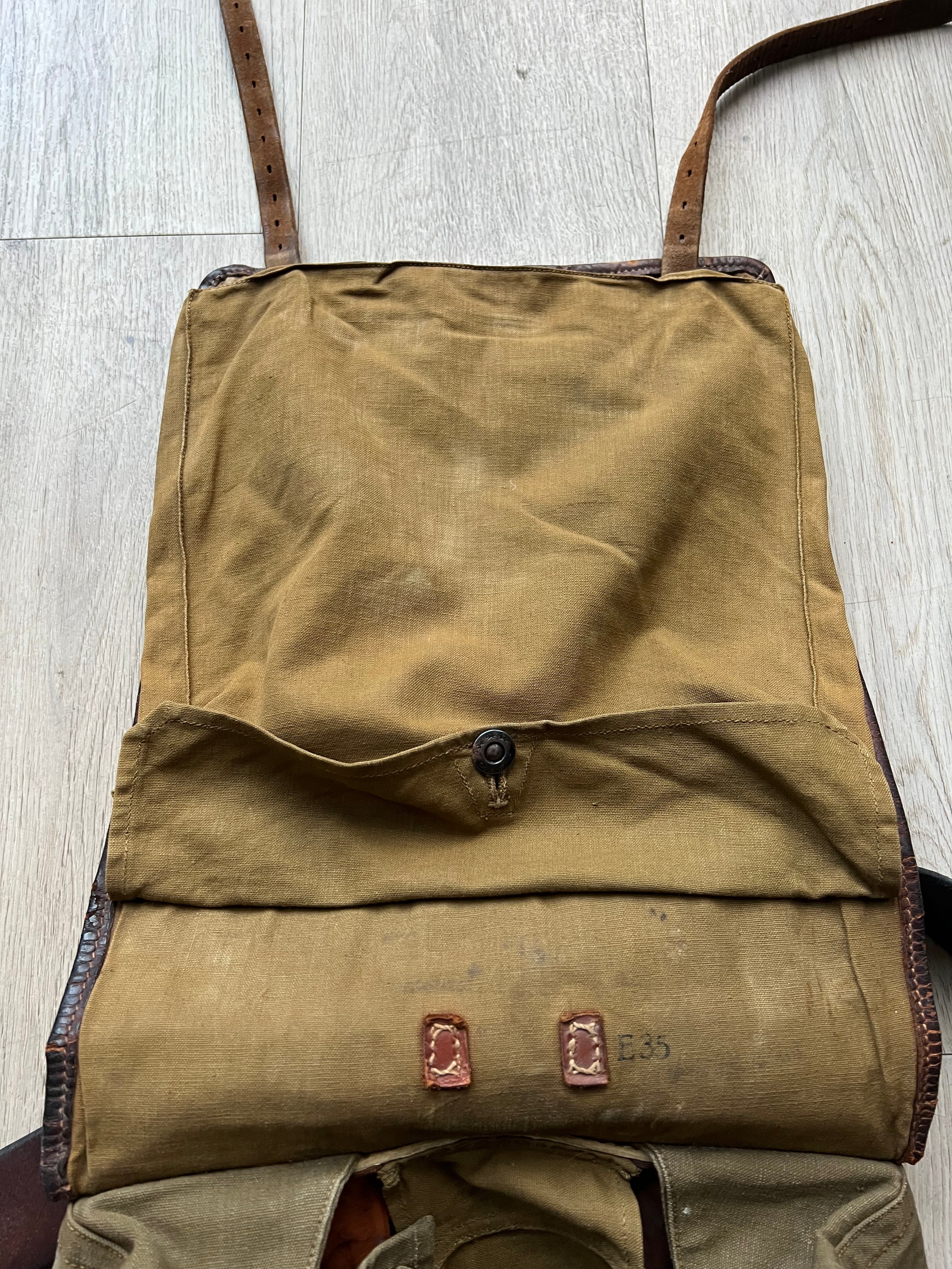 Vintage German Military WW2 "Tornister" M34 Backpack 1936 Wittkop & Co Bielefeld