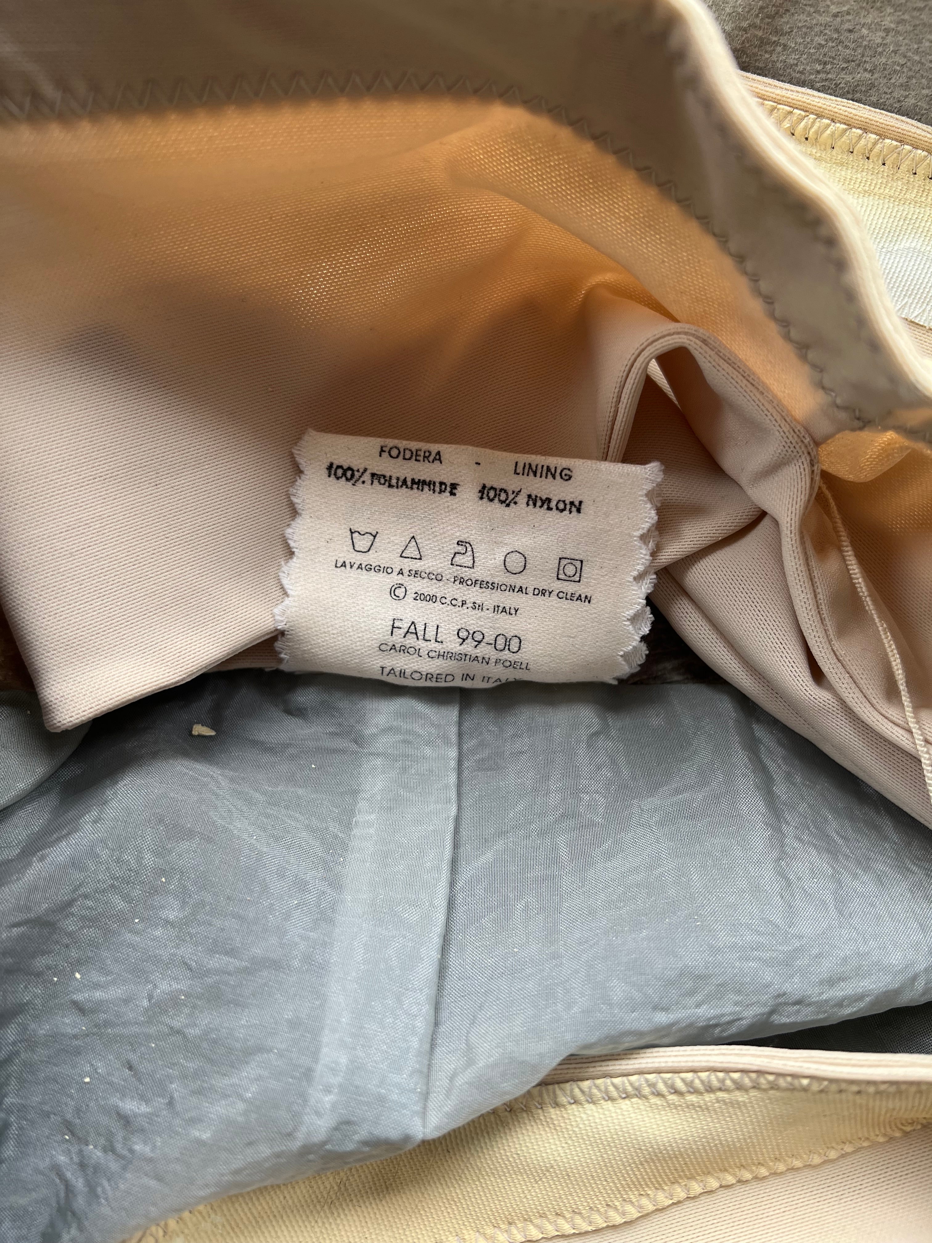 Carol Christian Poell Pig Skin skirt