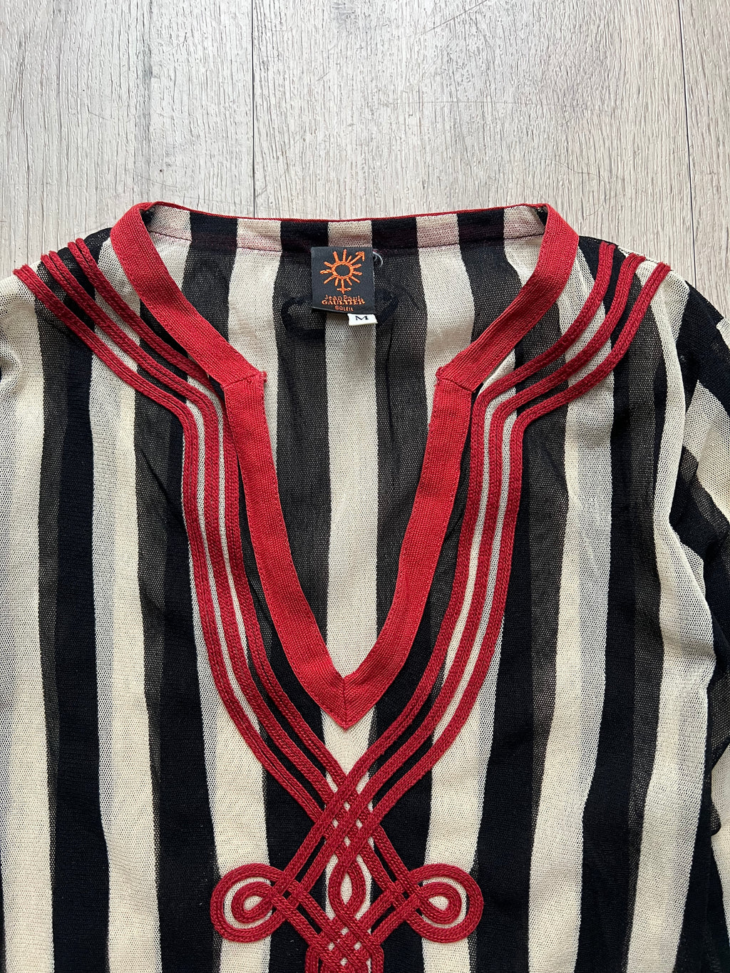 Jeans Paul Gaultier mesh top