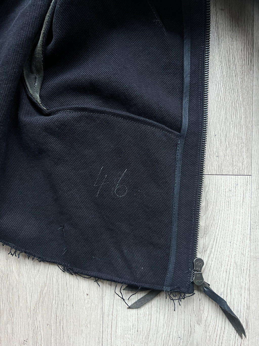 Leon Emanuel Blanck Forced Perspective Hybrid Leather Jacket