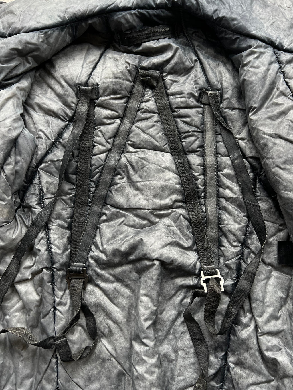 Isaac Sellam Leather jacket with down filling