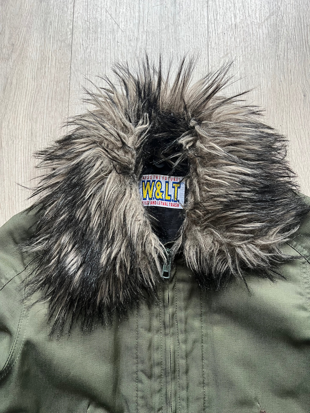 Walter van Beirendonck W and LT fake fur Jacket