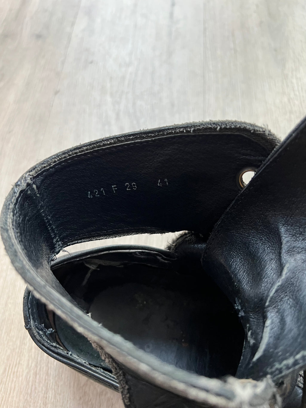 Dirk Bikkembergs Cut Out Heel laced Bootrs