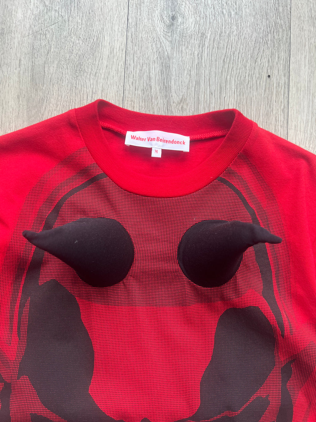 Walter van Beirendonck  "Evil Walter" T-shirt with spikes