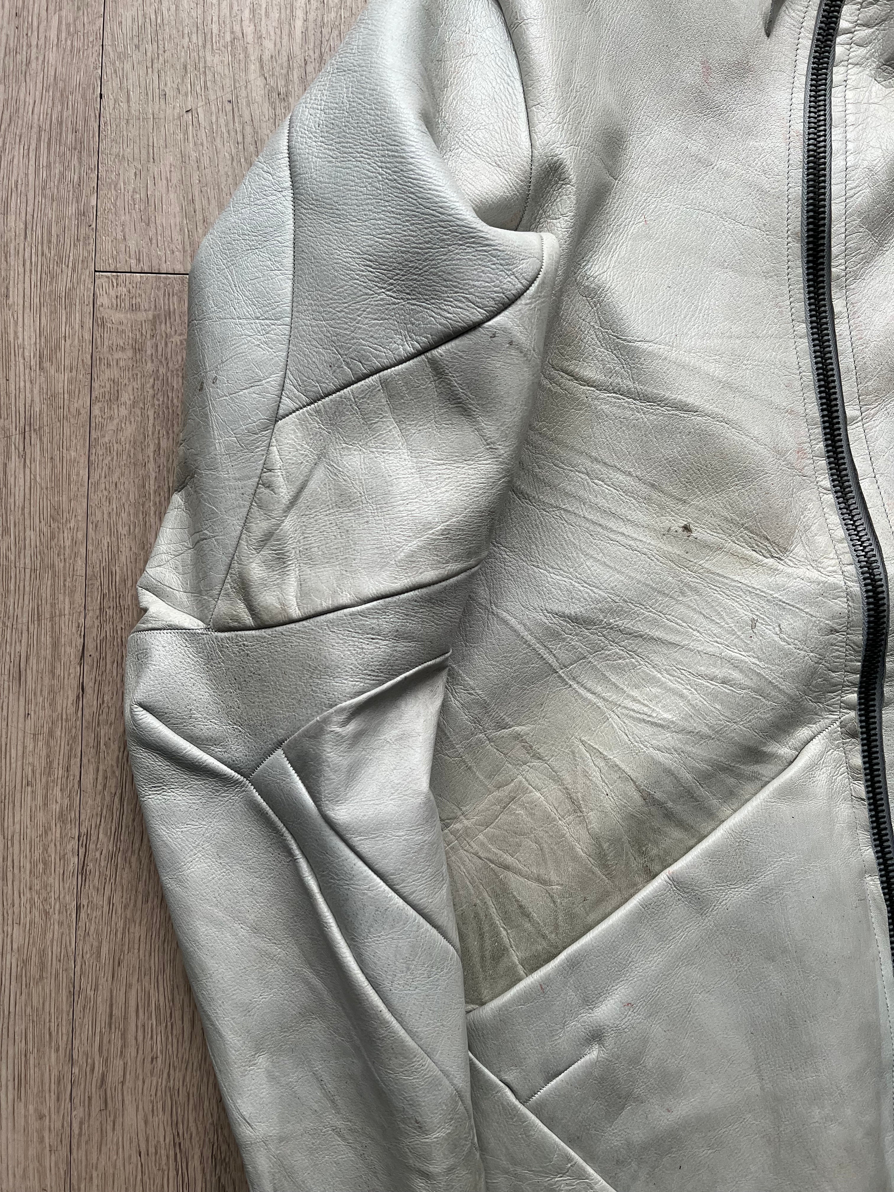 Leon Emanuel Blanck Distortion Lama Leather Jacket