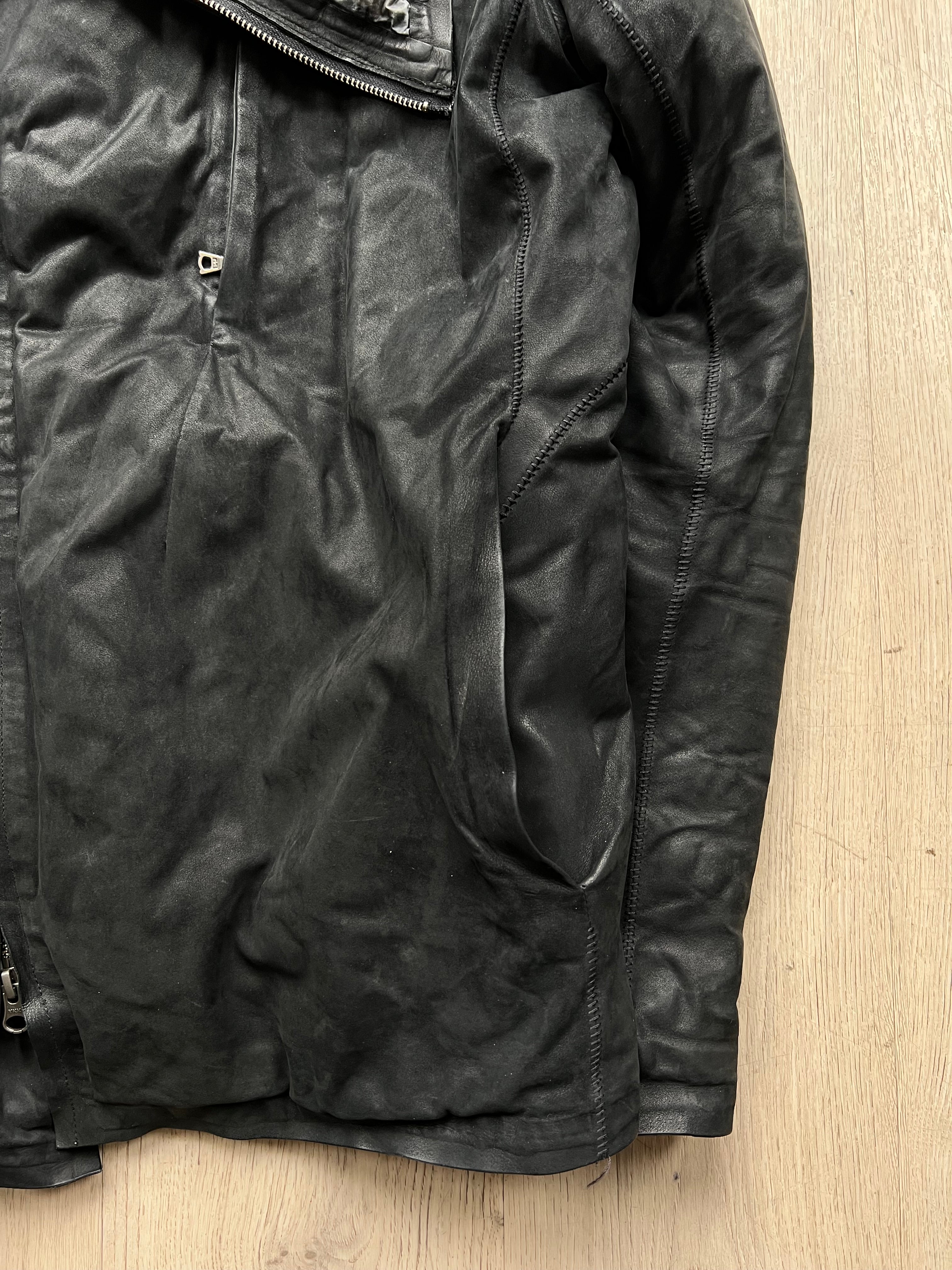 Isaac Sellam Leather jacket with down filling