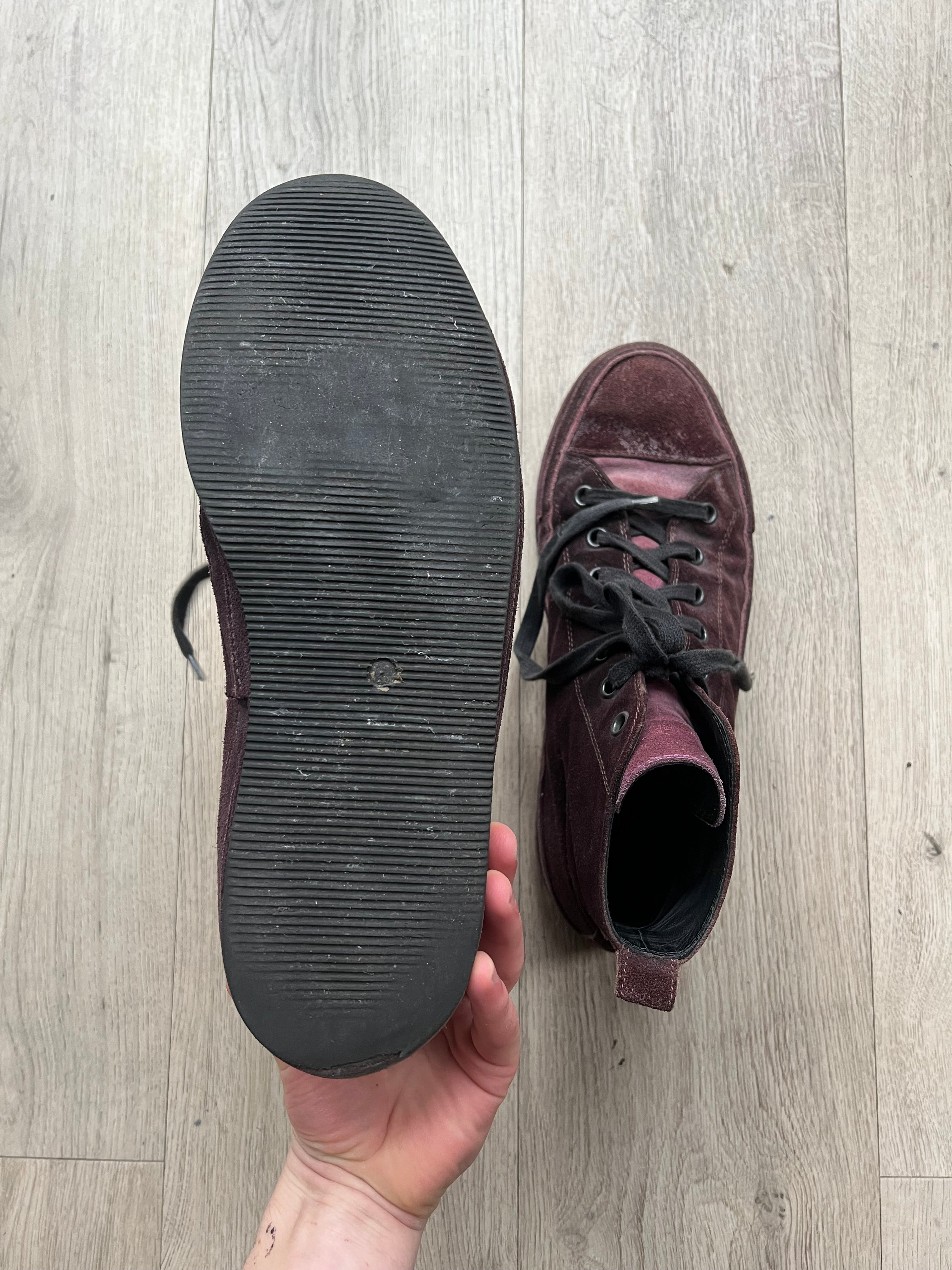 Ann Demeulemeester Suede Sneaker