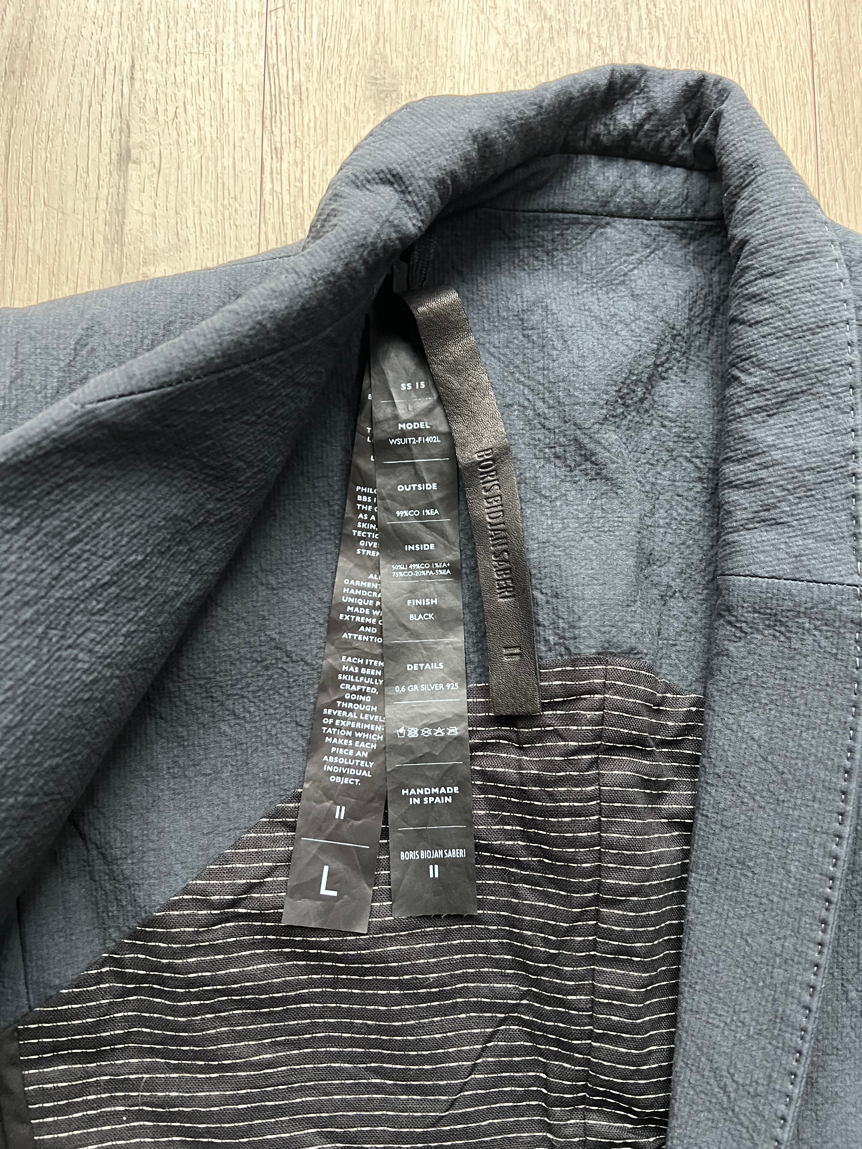 Boris Bidjan Saberi sleeveless Blazer Vest