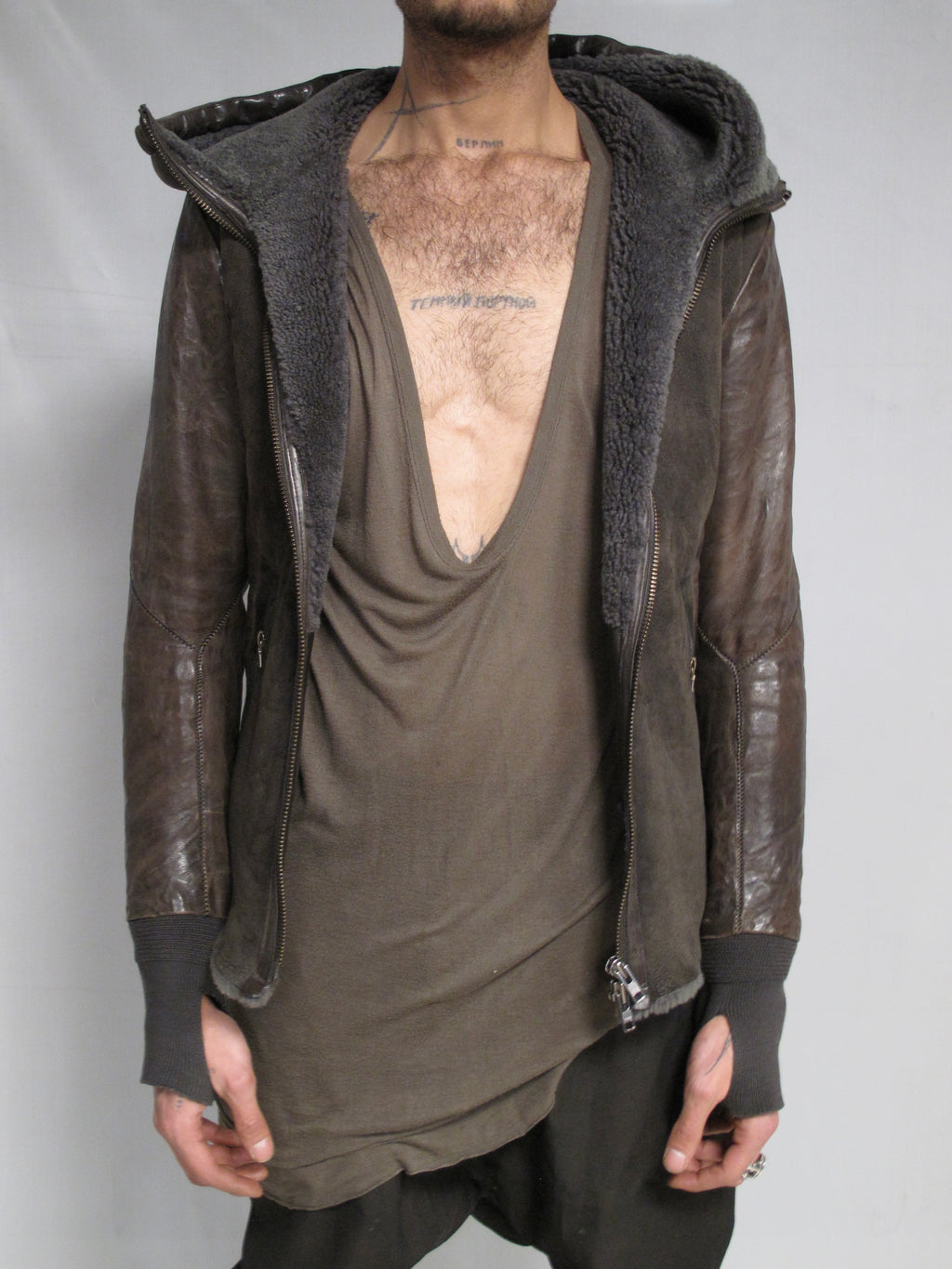 Isaac Sellam Sherling Leather Jacket