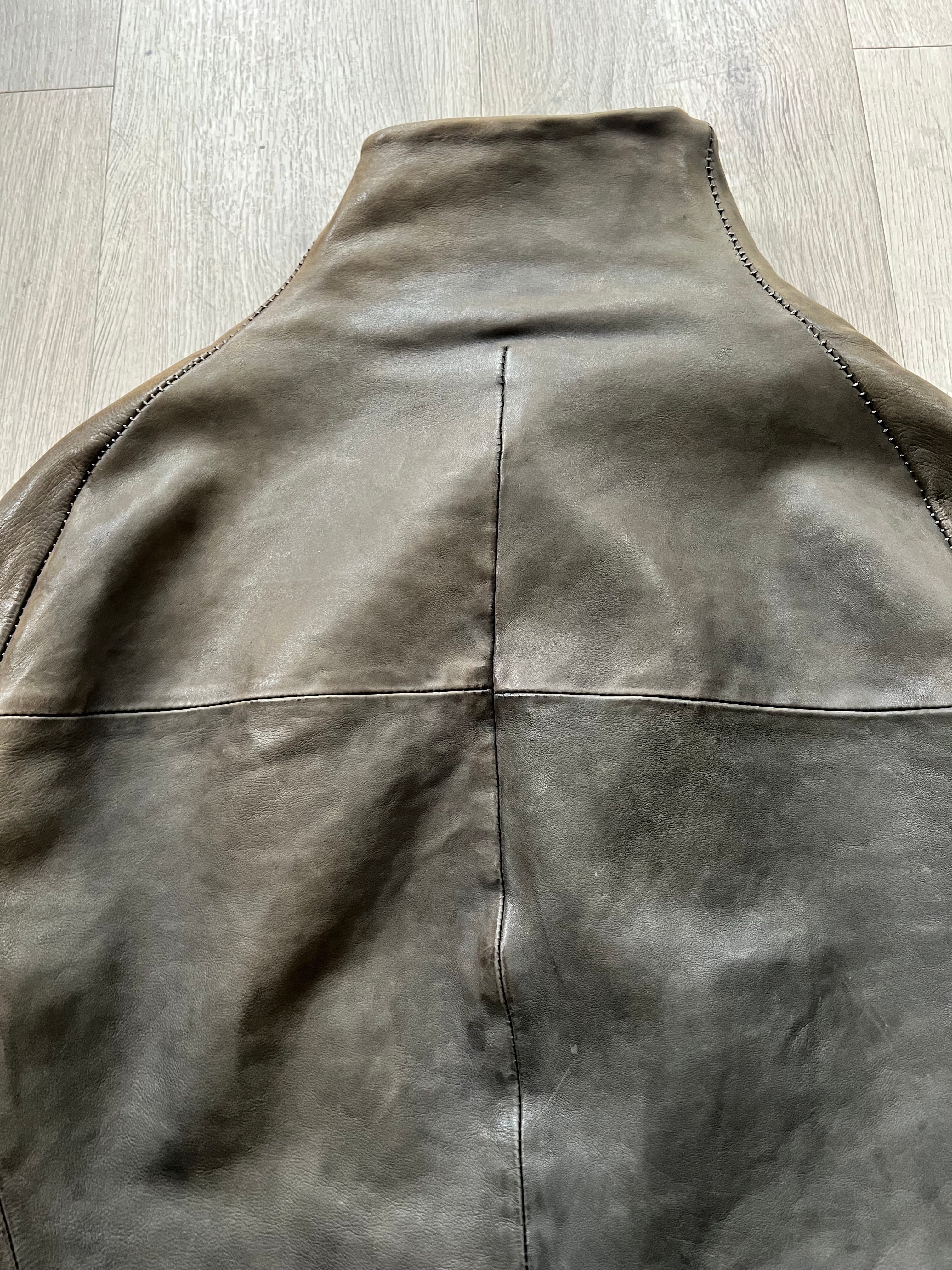 Incarnation lather High neck raglan jacket