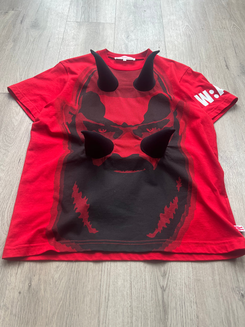 Walter van Beirendonck  "Evil Walter" T-shirt with spikes