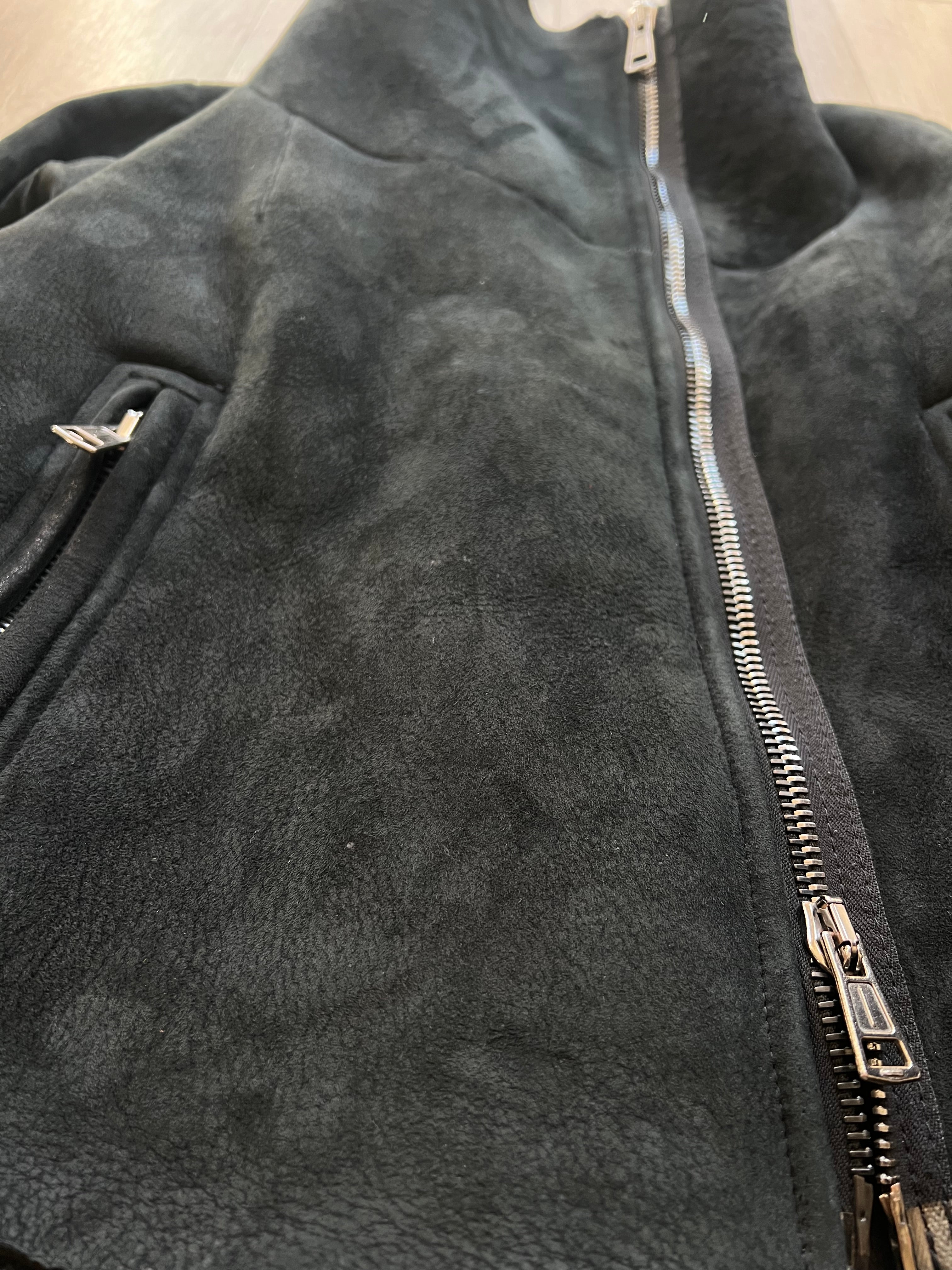 10sei0Otto Shearling Leather Biker Jacket