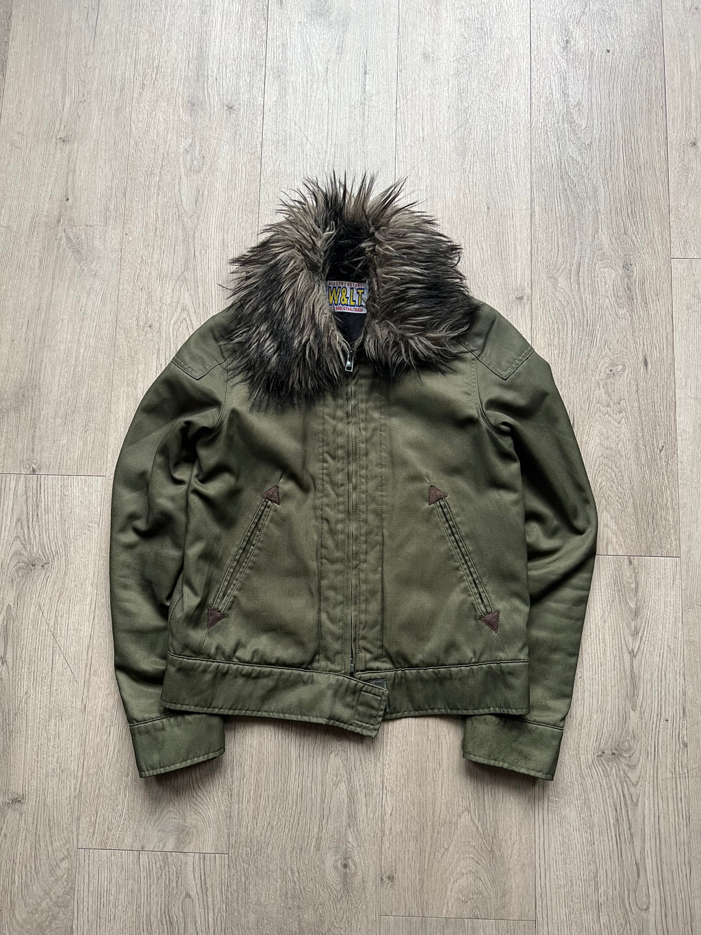 Walter van Beirendonck W and LT fake fur Jacket