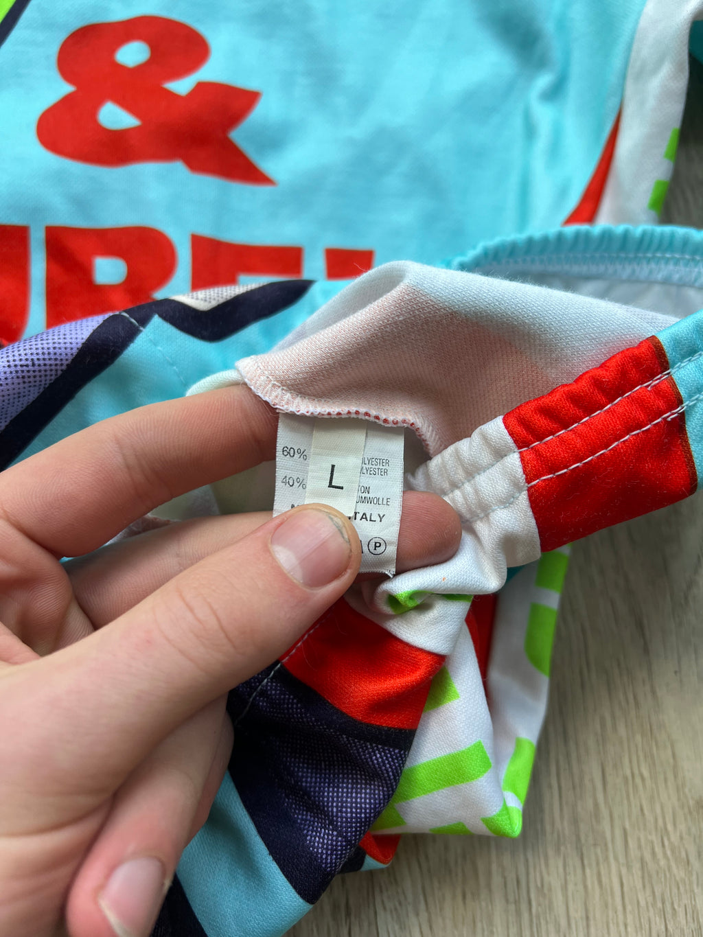 Walter van Beirendonck W and LT Cycling top