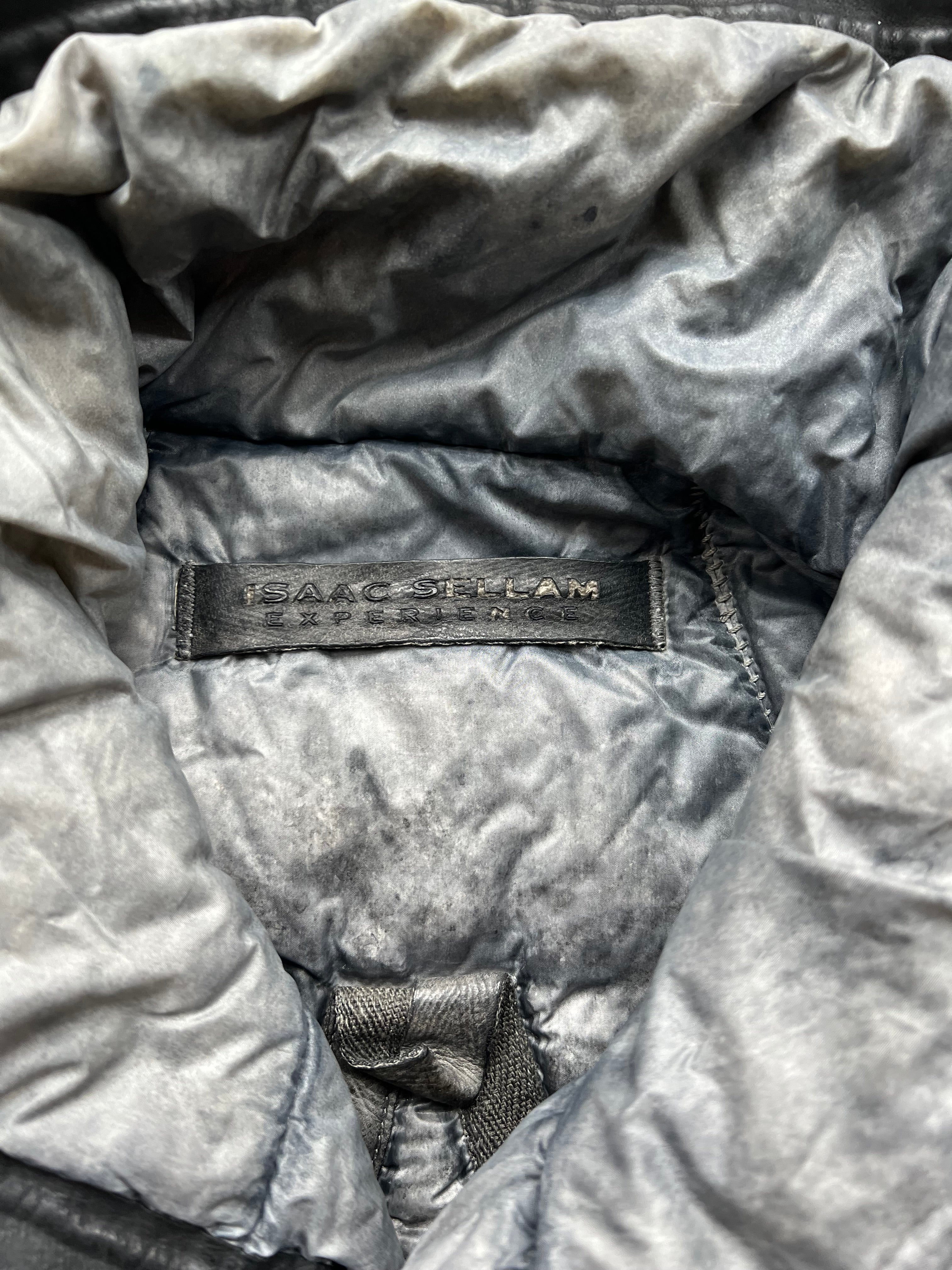 Isaac Sellam Leather jacket with down filling