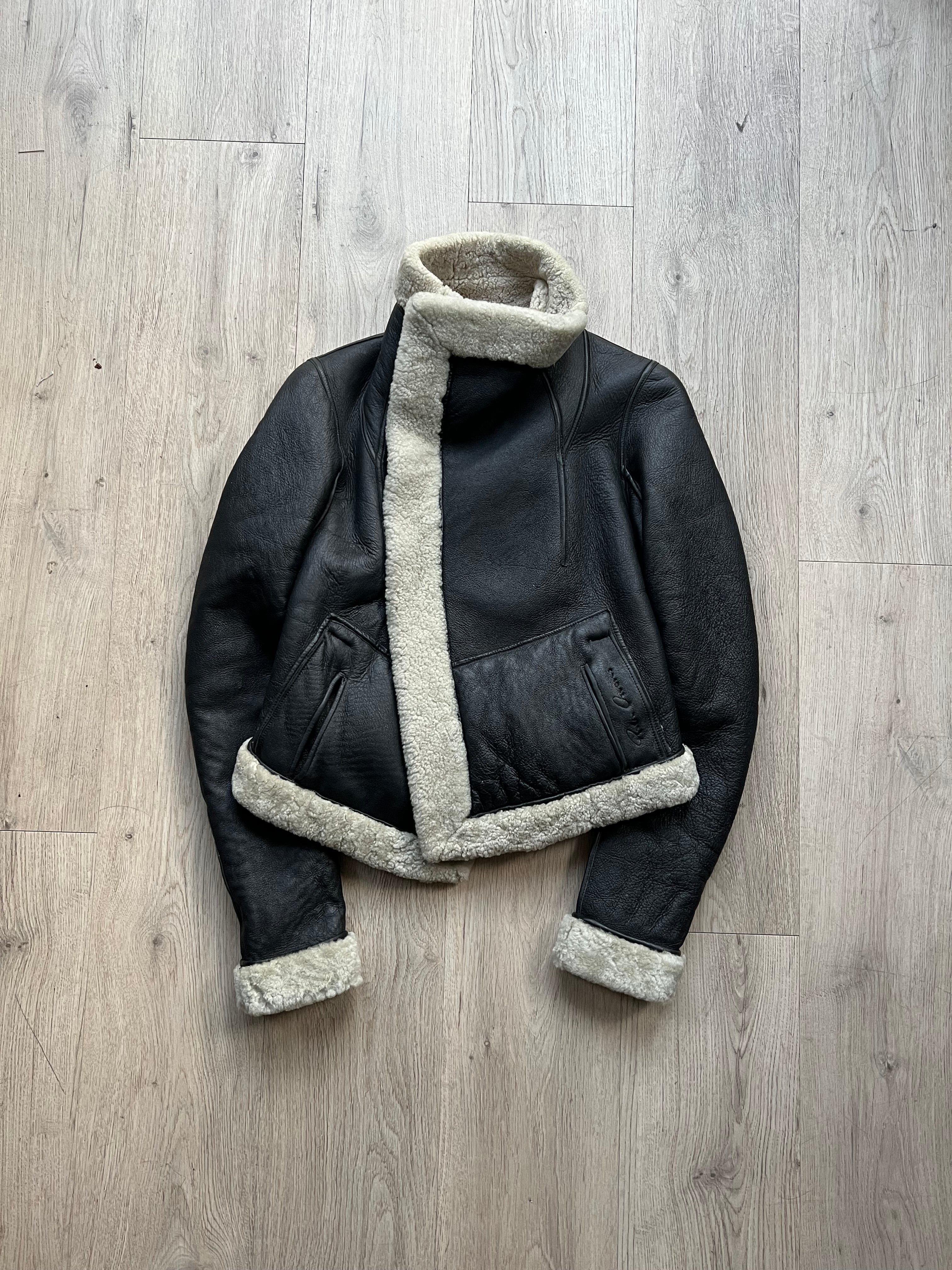 Rick Owens Shearling leather Jacket