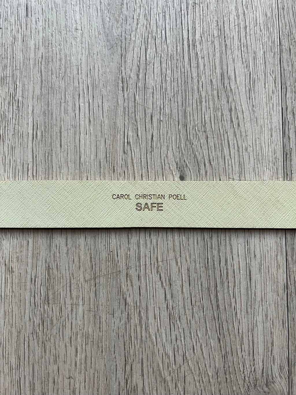 Carol Christian Poell Rubber belt