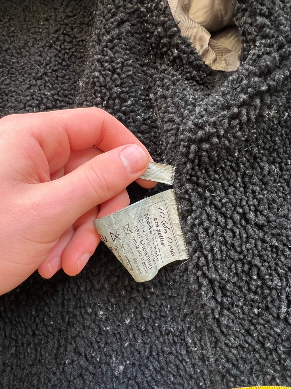 10sei0Otto Shearling Leather Biker Jacket