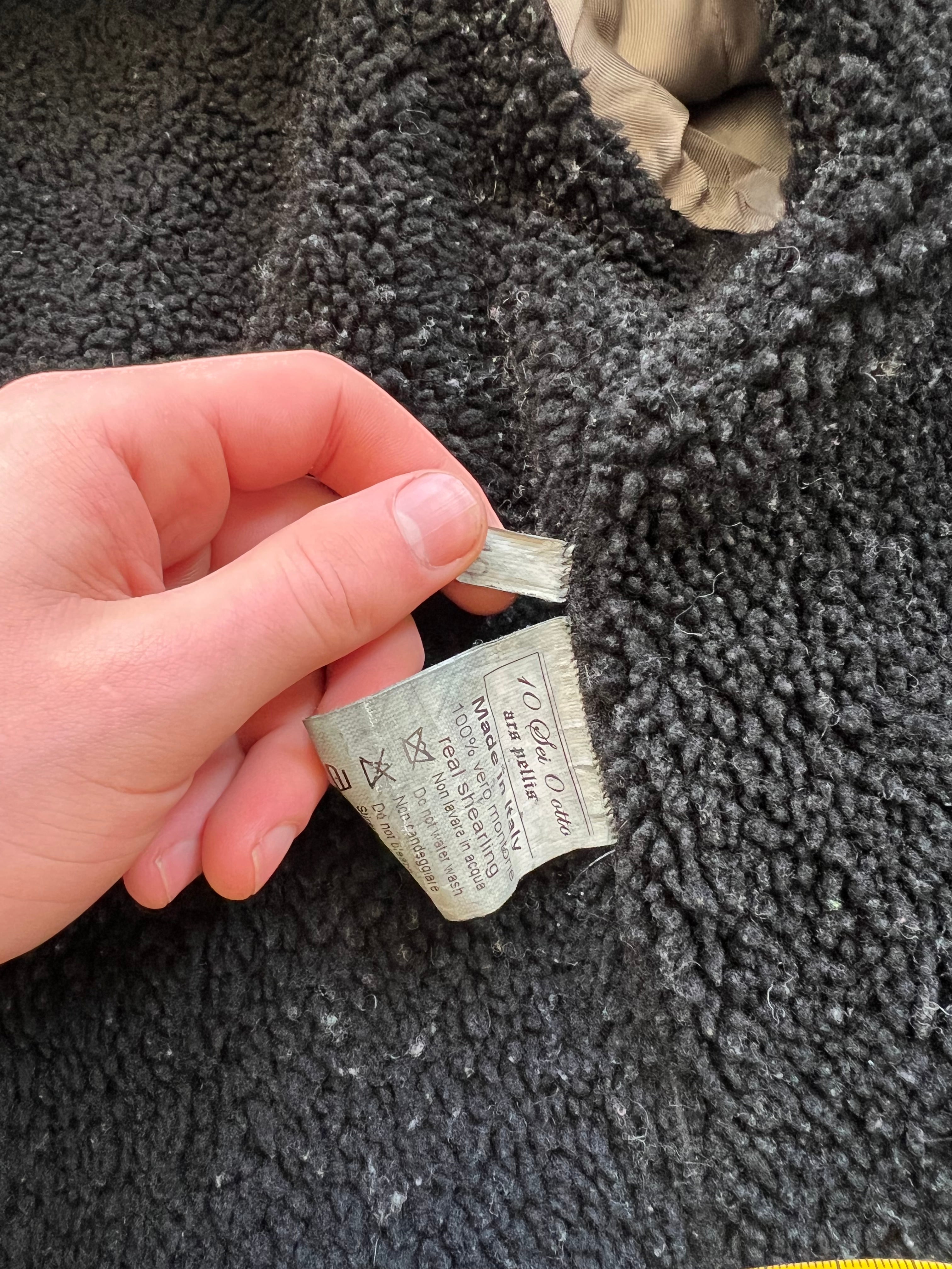 10sei0Otto Shearling Leather Biker Jacket