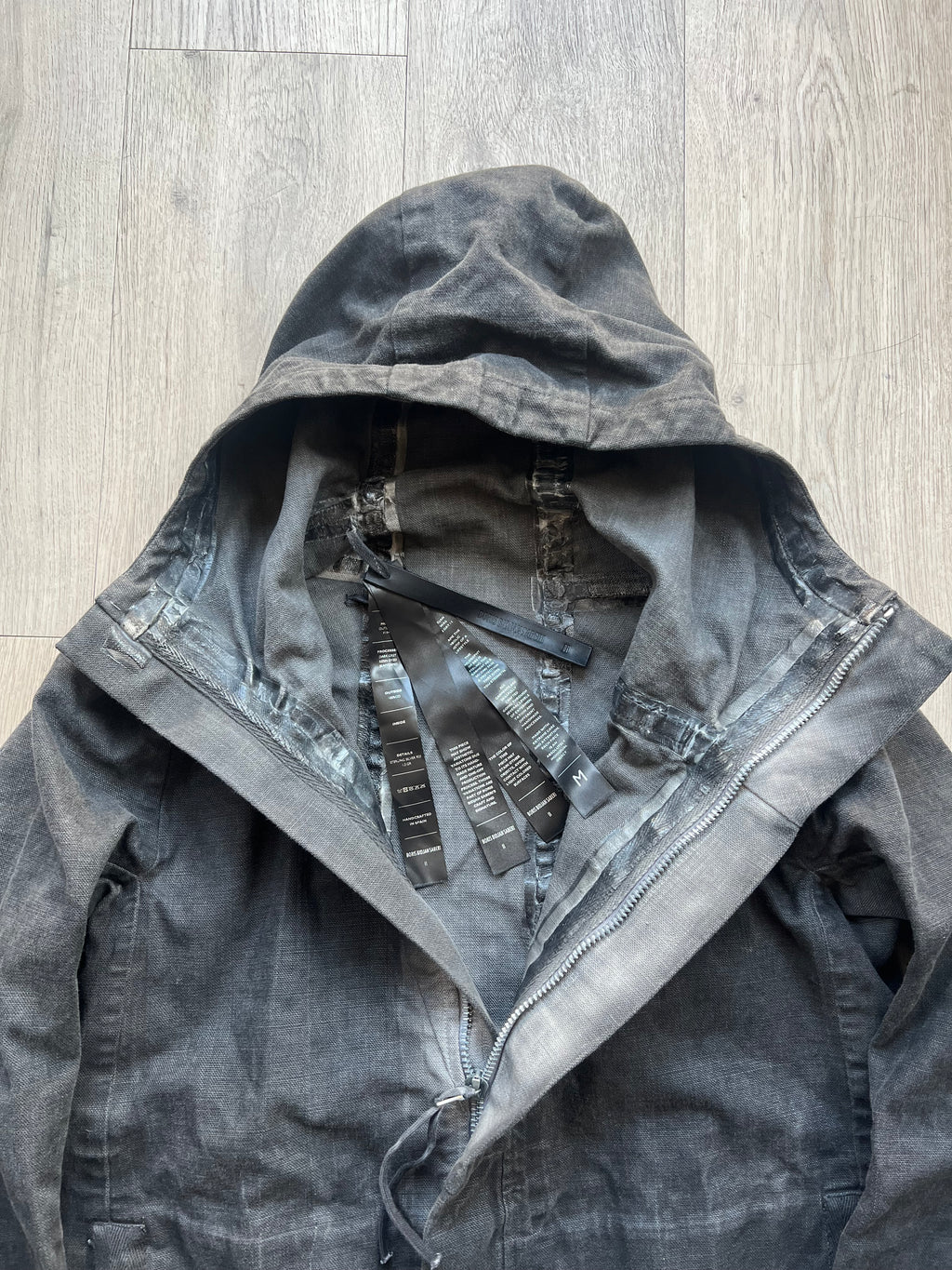 Boris Bidjan Saberi taped seam Parka