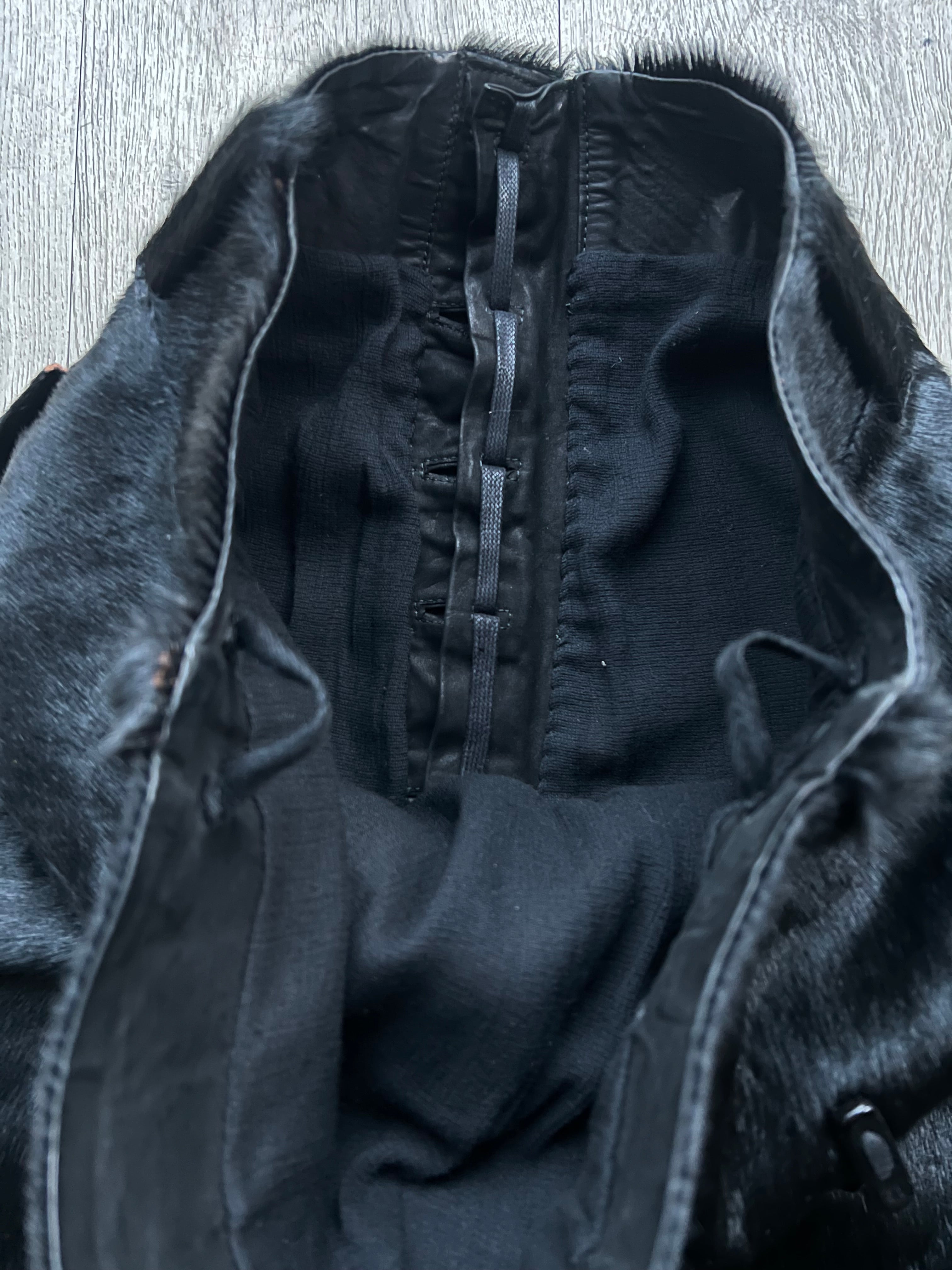 Boris Bidjan Saberi Pony Hair Low Crotch Shorts