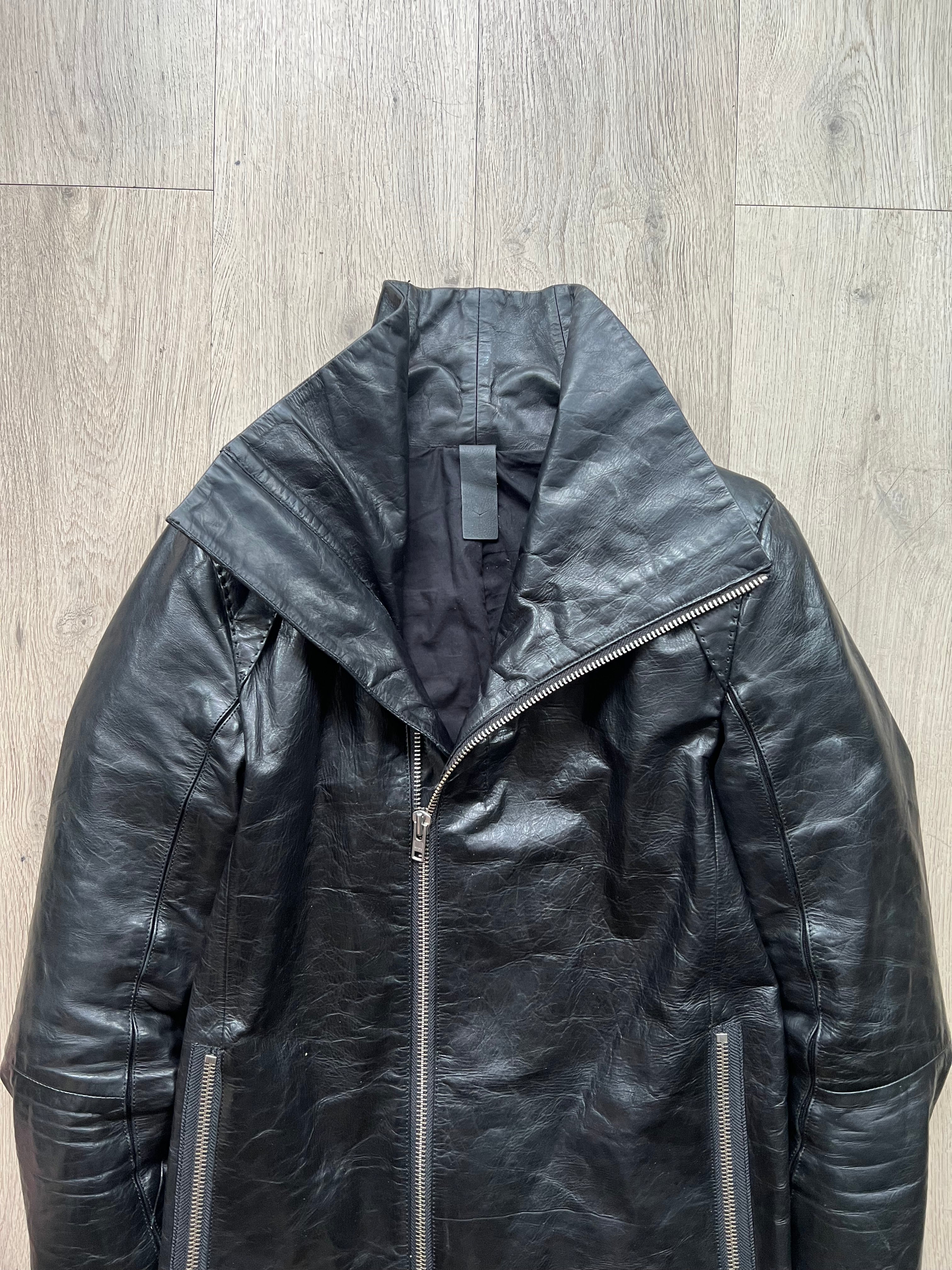 Y-project by Yohan Serfaty leather jacket with handstich Details