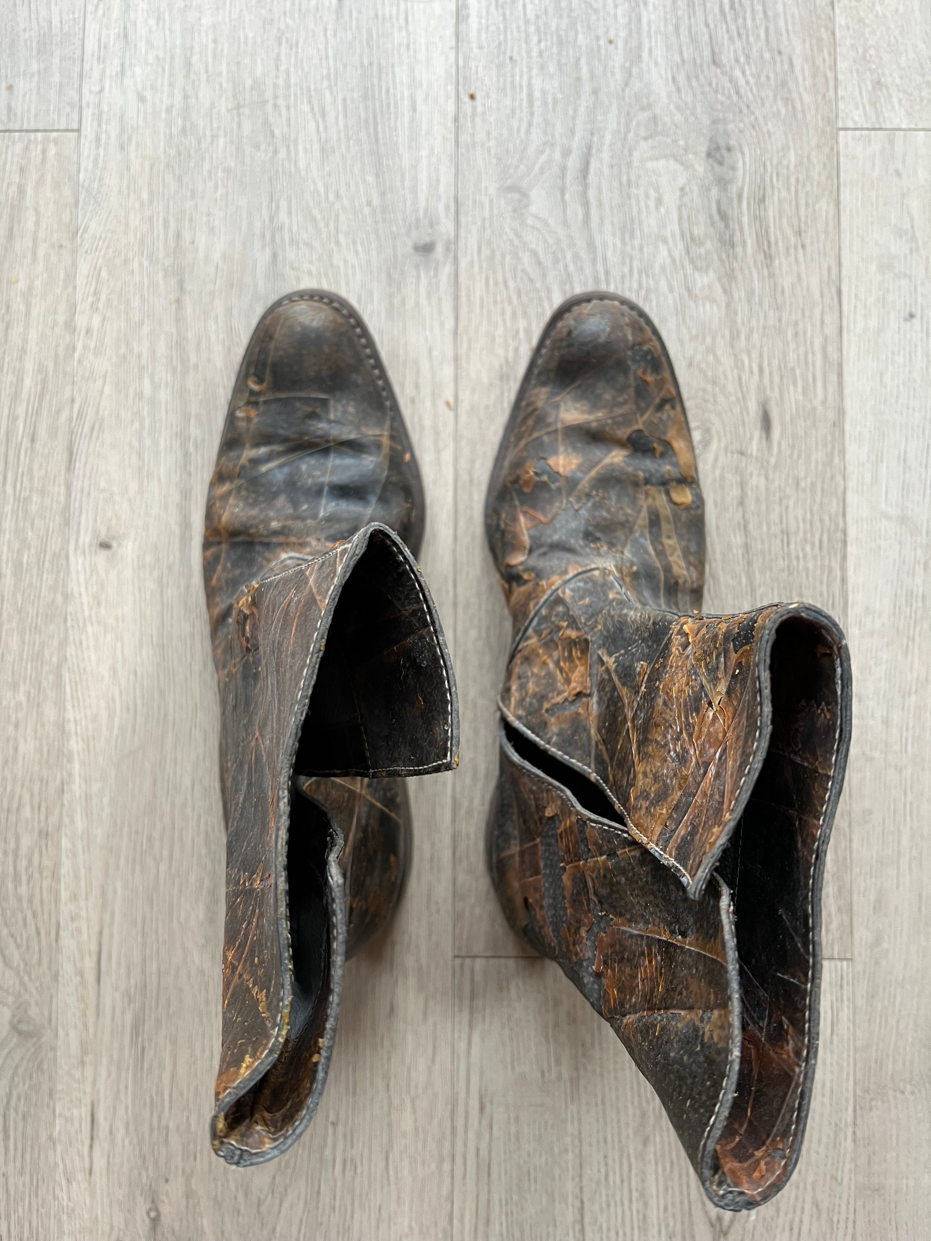 Carol Christian Poell taped Rubber boots