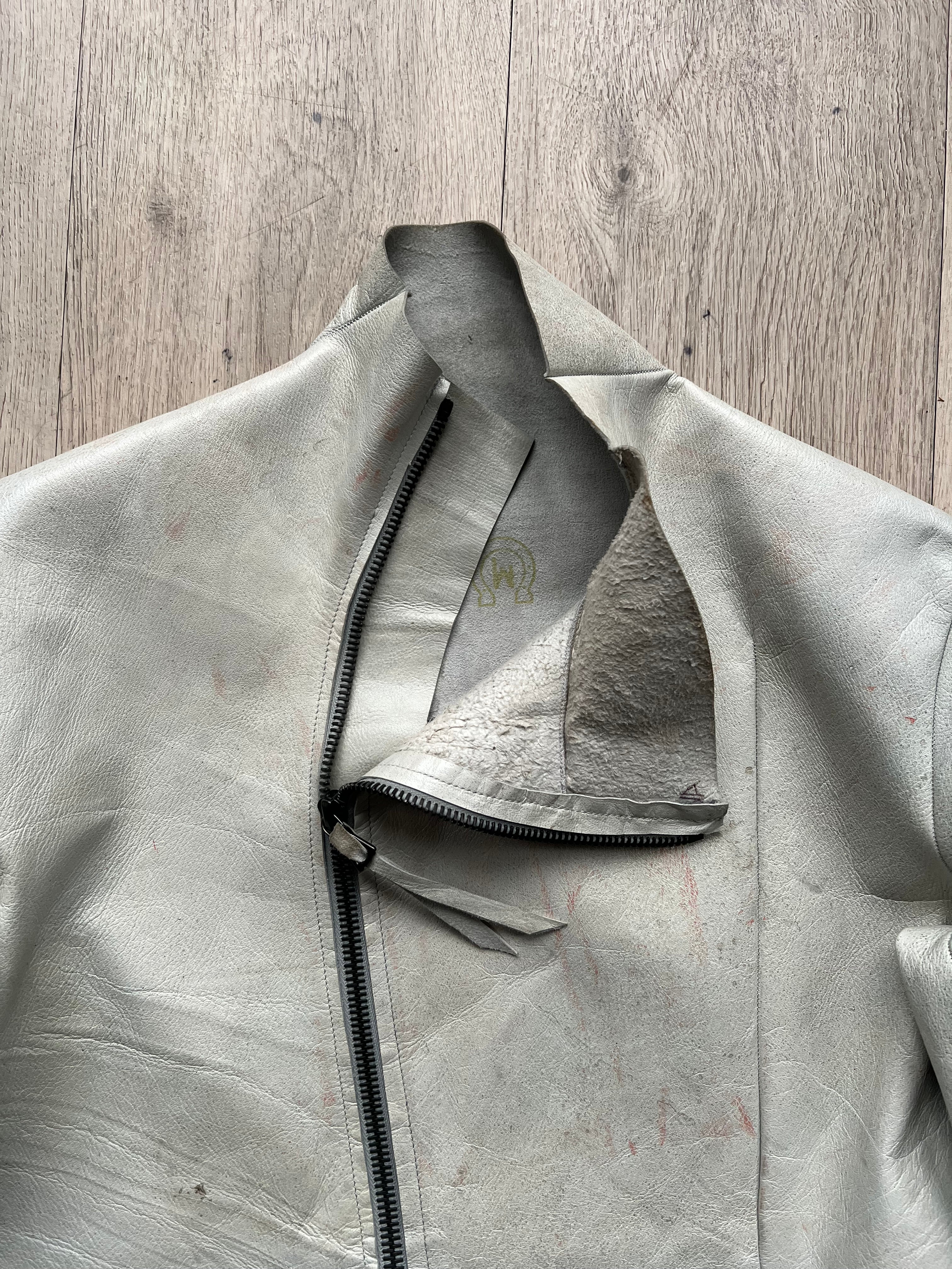 Leon Emanuel Blanck Distortion Lama Leather Jacket