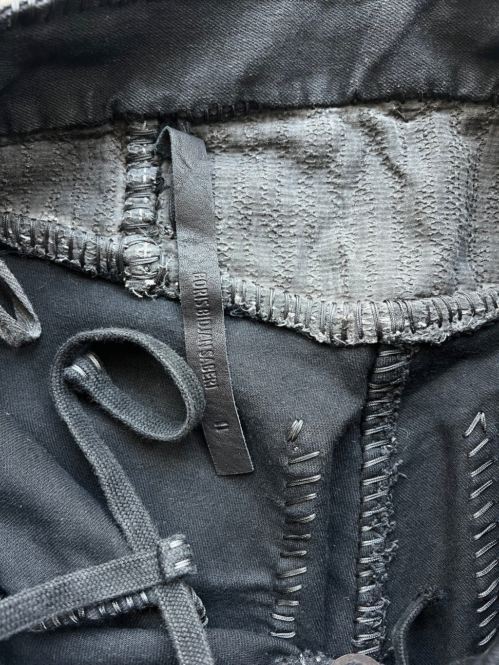 Boris Bidjan Saberi Handstiched pants