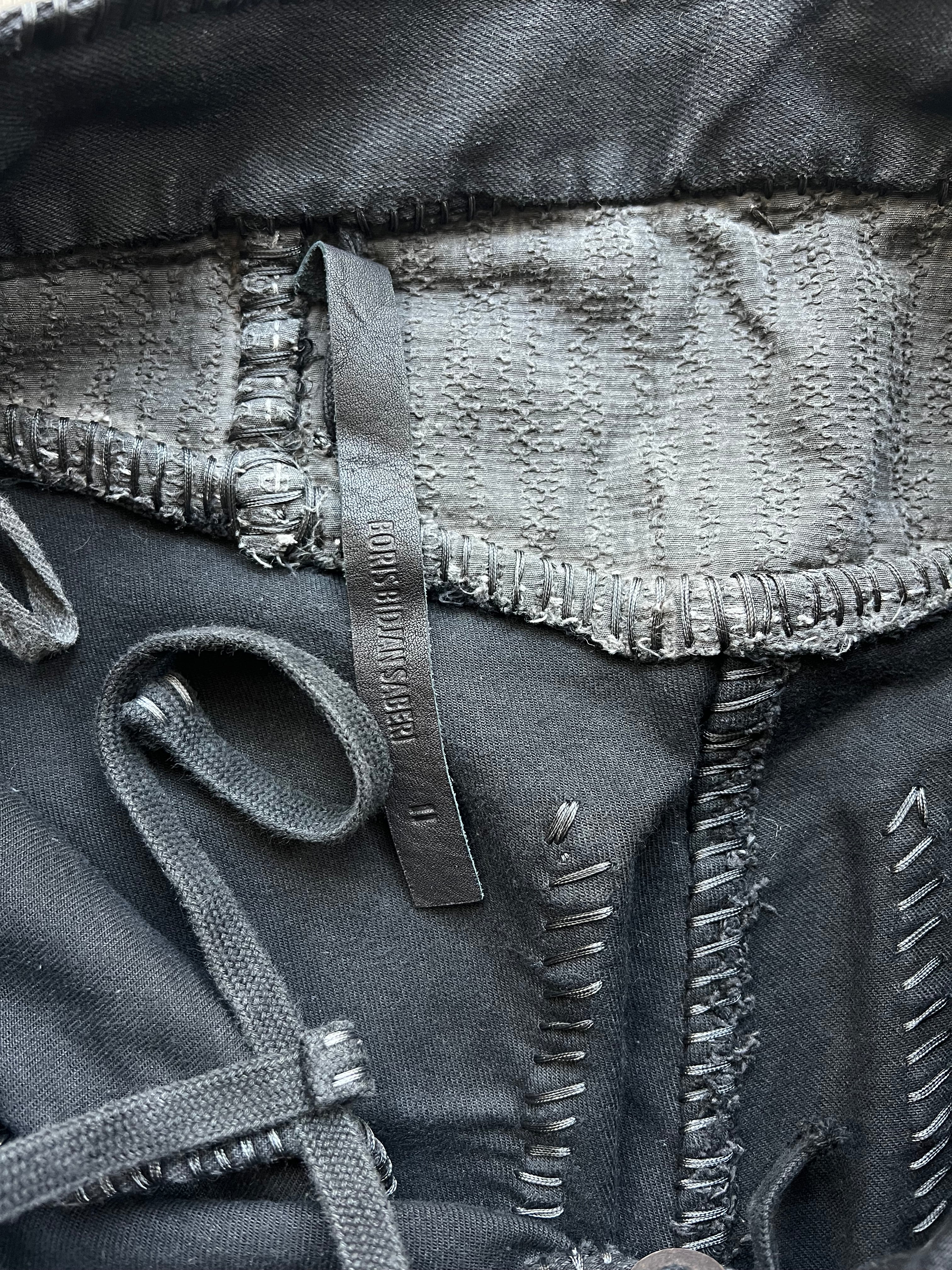Boris Bidjan Saberi Handstiched pants