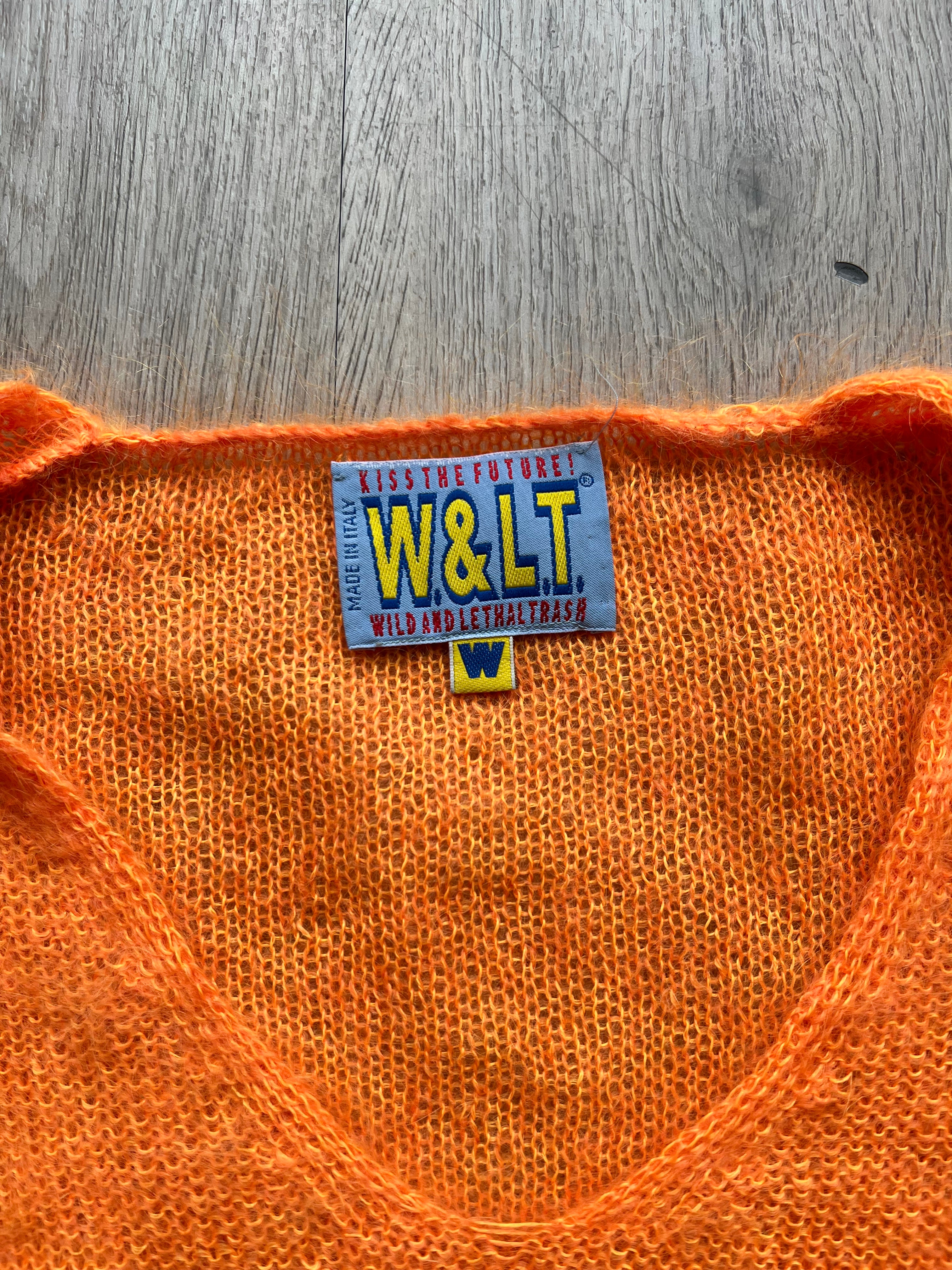 Walter van Beirendonck  W and LT One Armed Mohair Knit