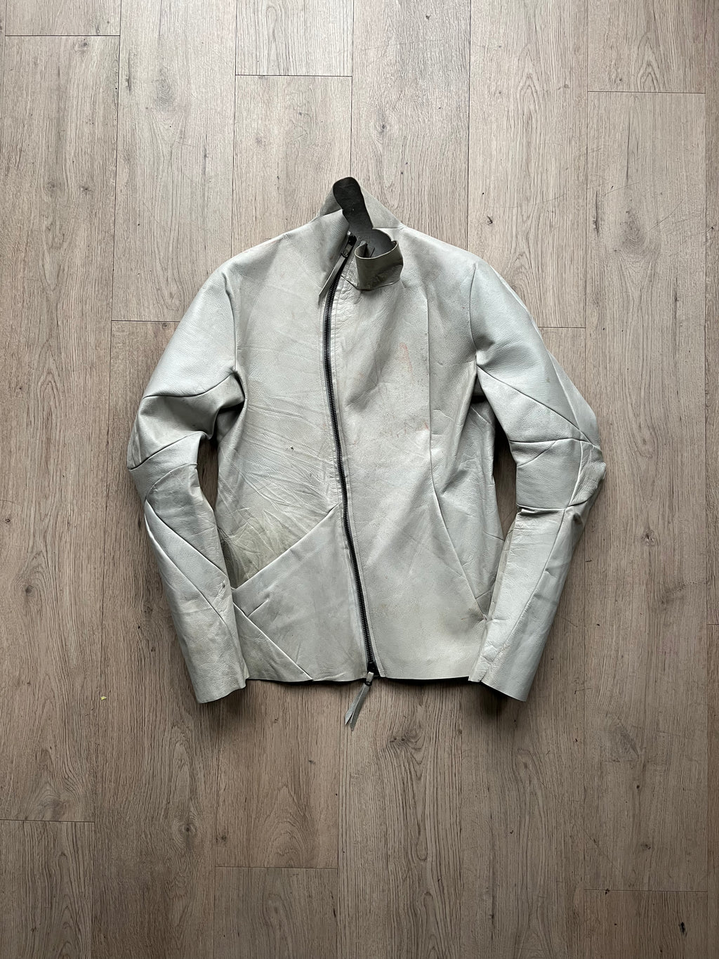 Leon Emanuel Blanck Distortion Lama Leather Jacket