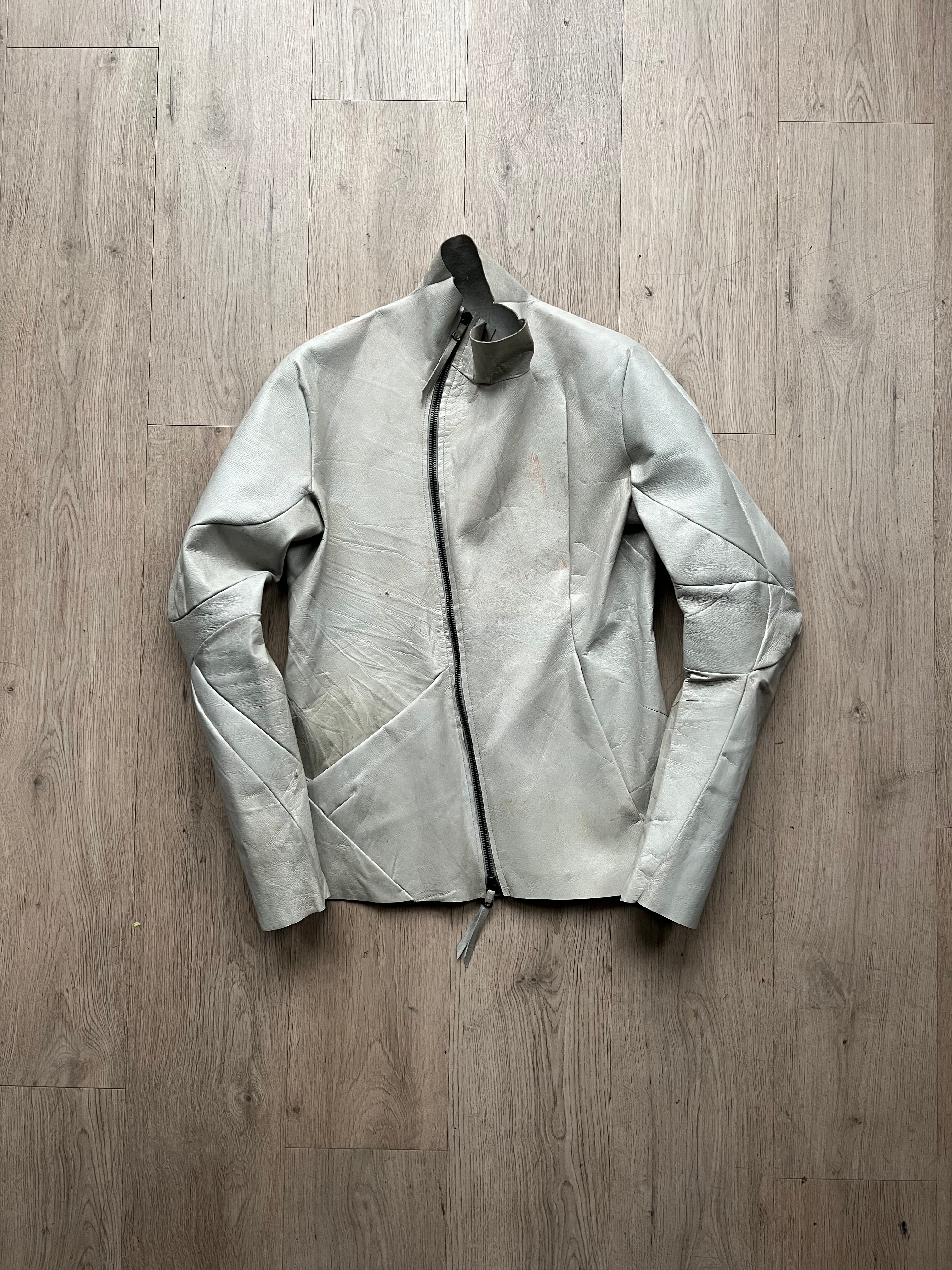 Leon Emanuel Blanck Distortion Lama Leather Jacket