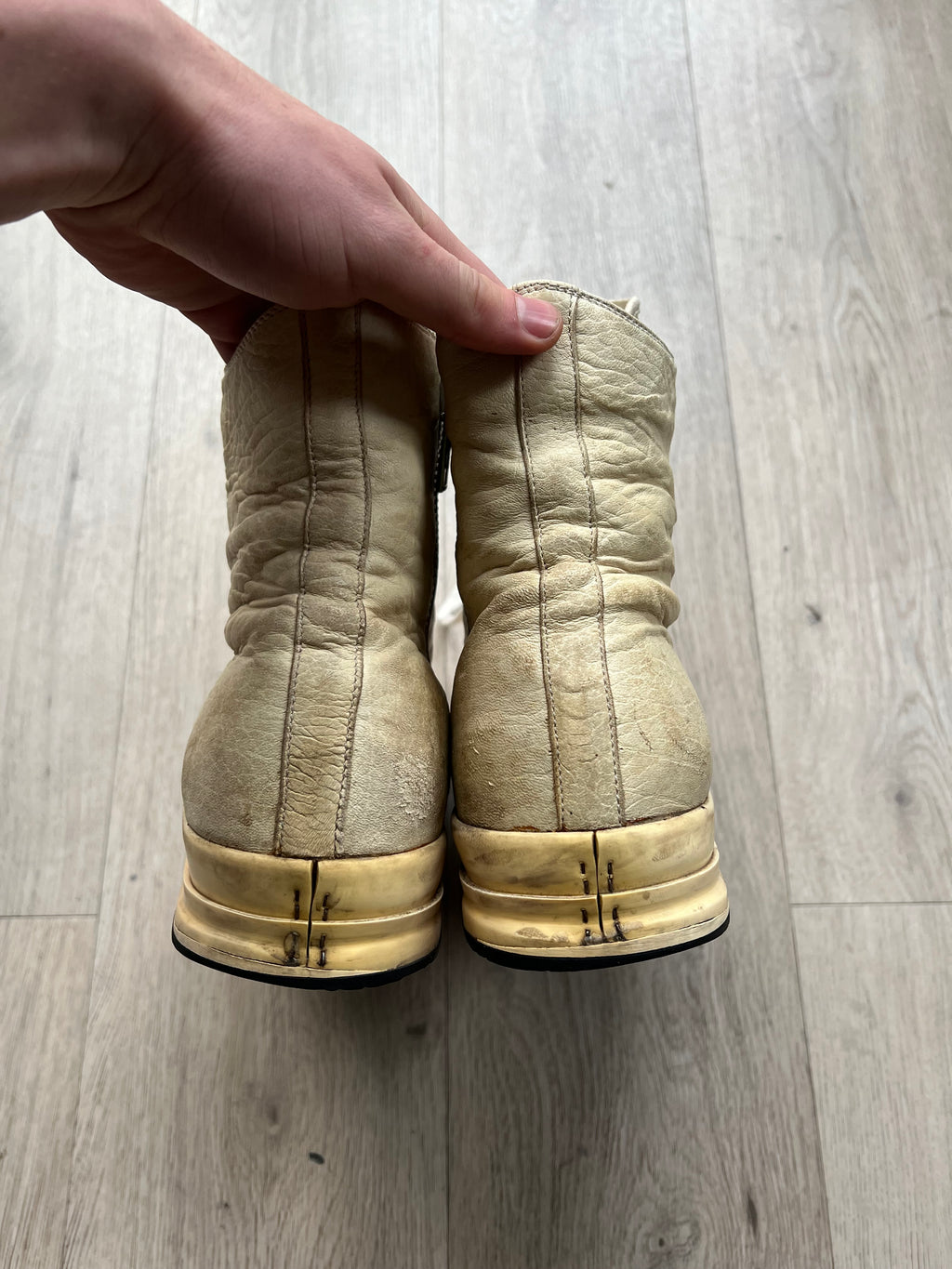 Rick Owens Ramones with Stapled Sole