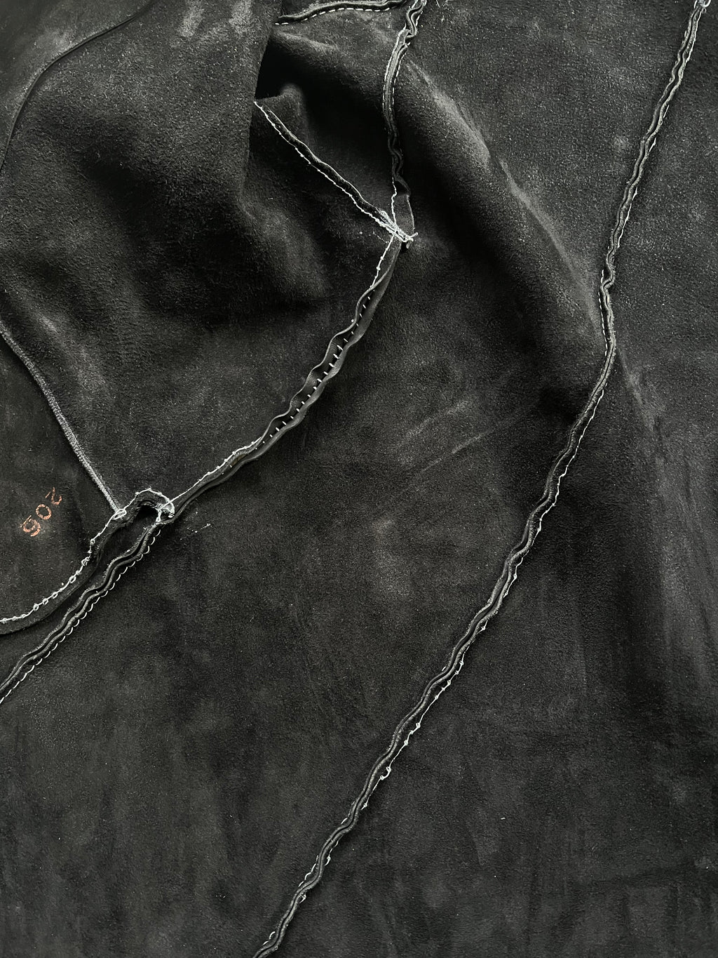 Leon Emanuel Blanck Distortion Horse Leather Hooded Leather Coat