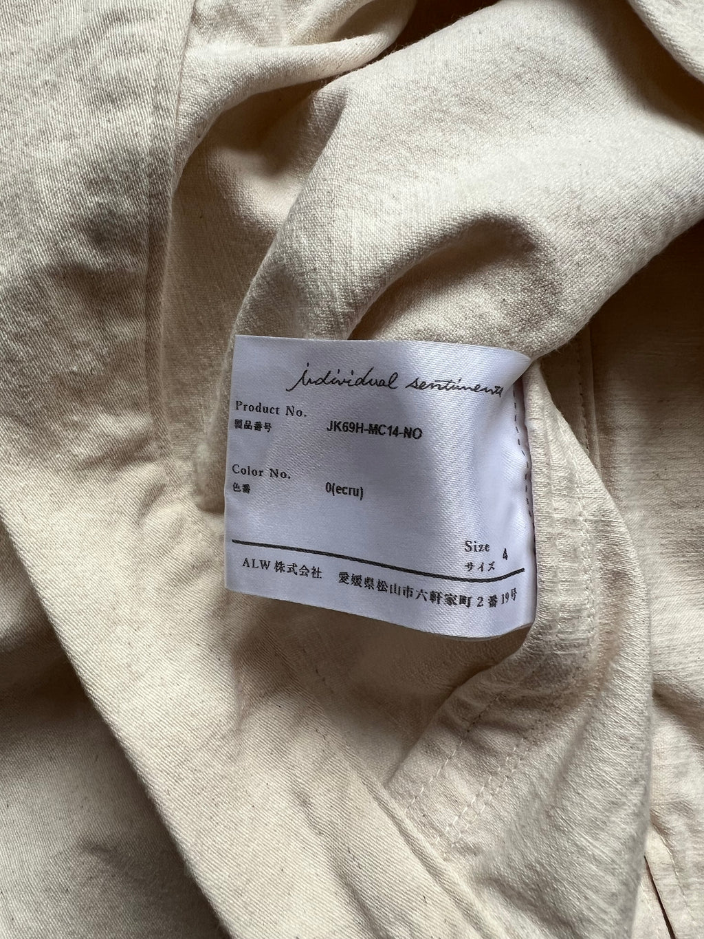 Individual Sentiments handpainted