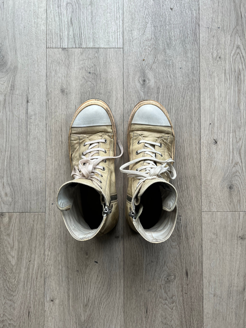 Rick Owens Ramones with Stapled Sole