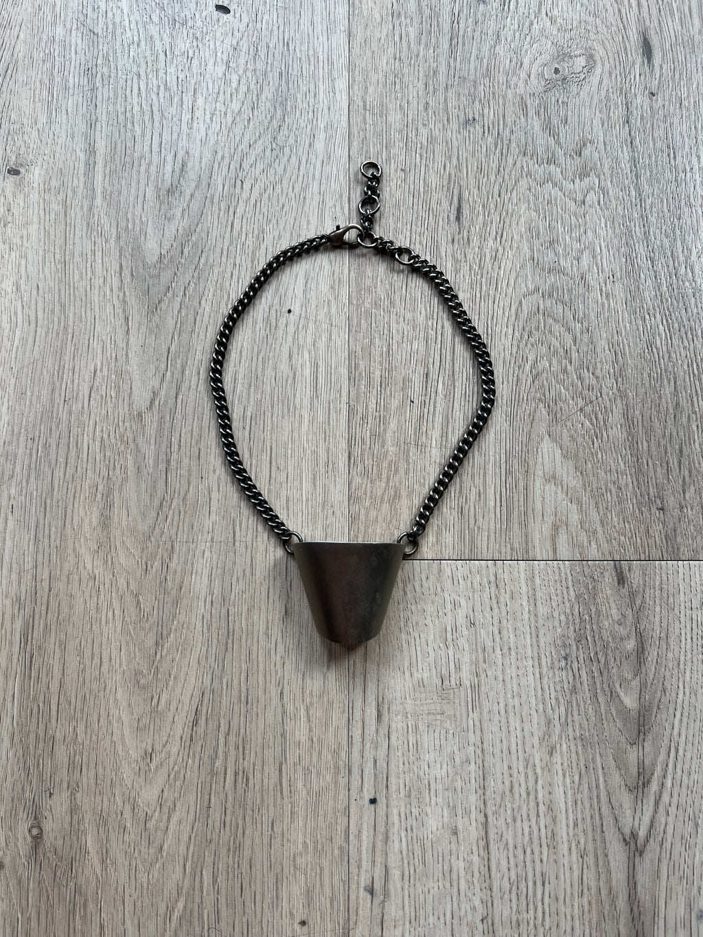 Dirk Bikkembergs Metal ring Tie-Holder Necklace