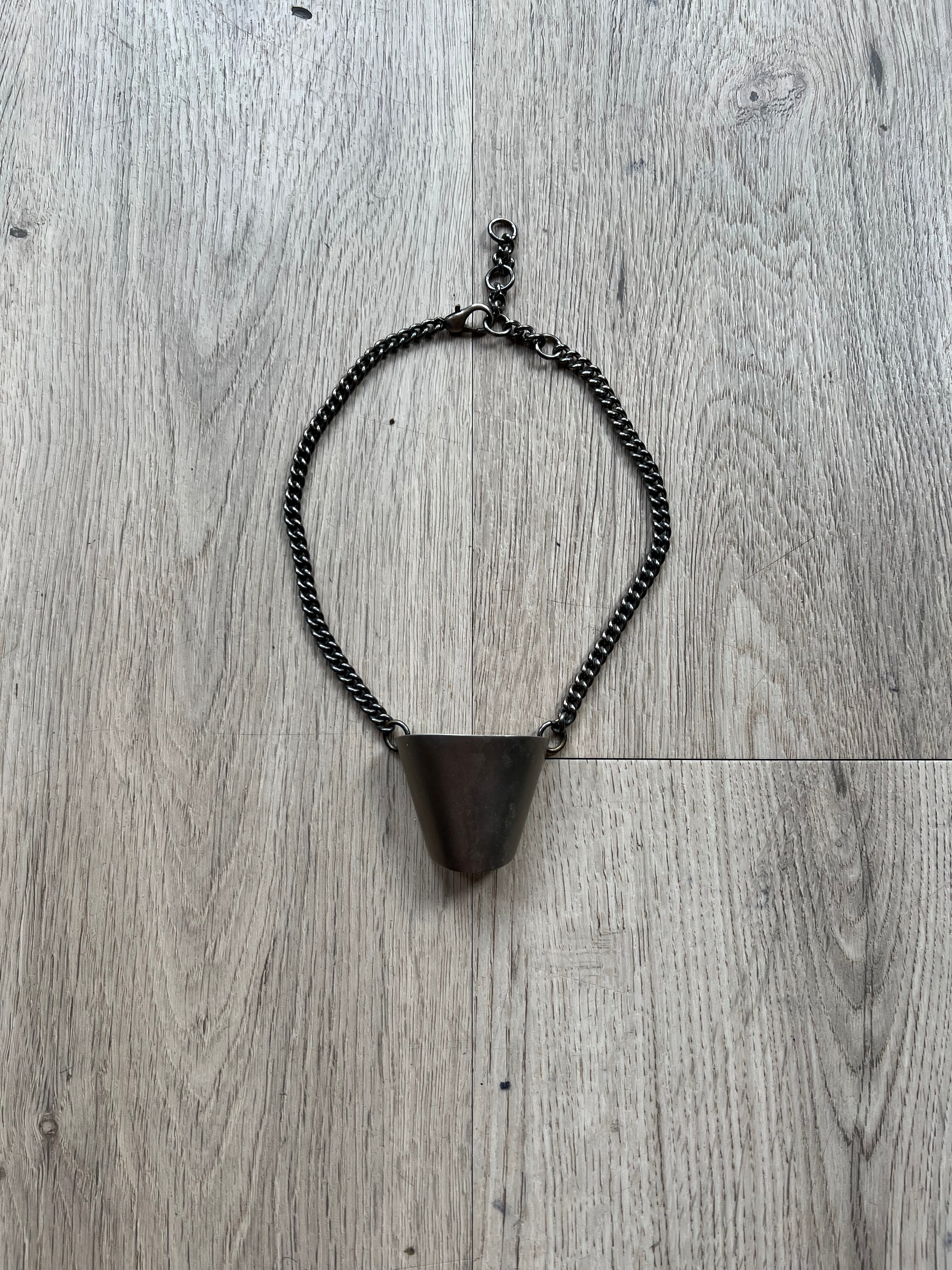 Dirk Bikkembergs Metal ring Tie-Holder Necklace