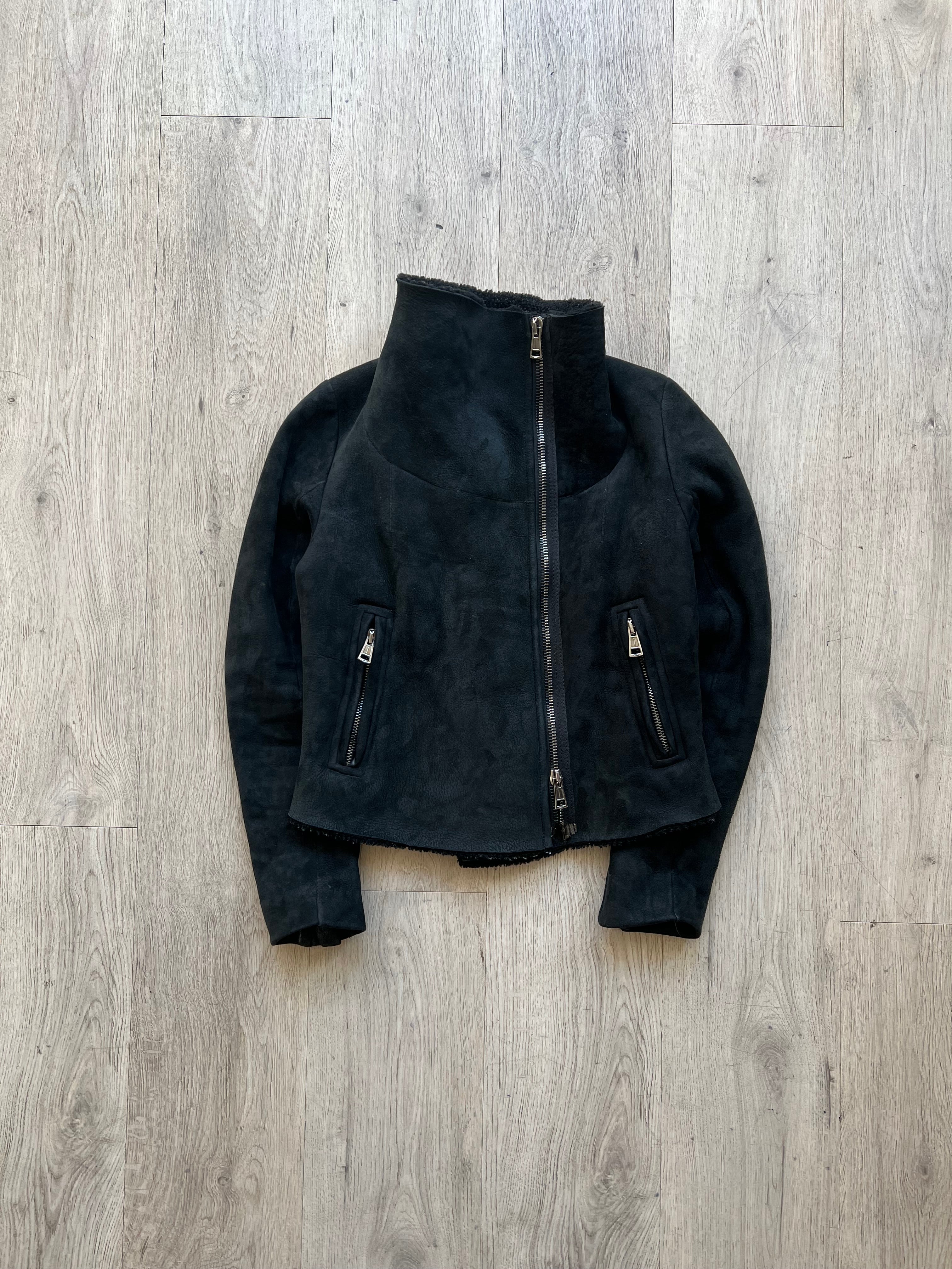 10sei0Otto Shearling Leather Biker Jacket