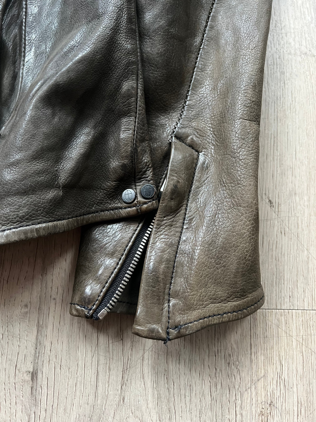 Incarnation lather High neck raglan jacket