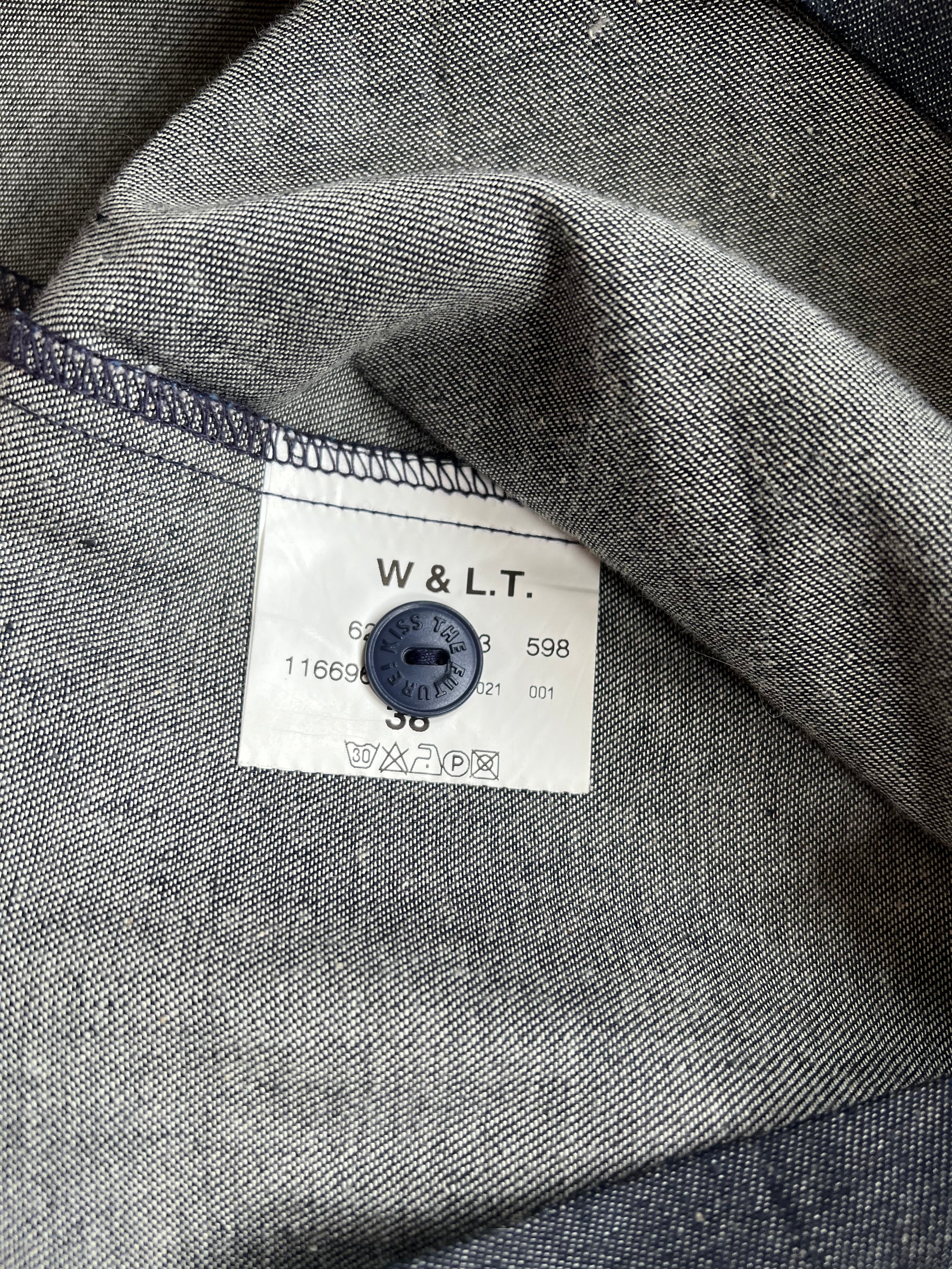 Walter van Beirendonck W and LT Denim Dress