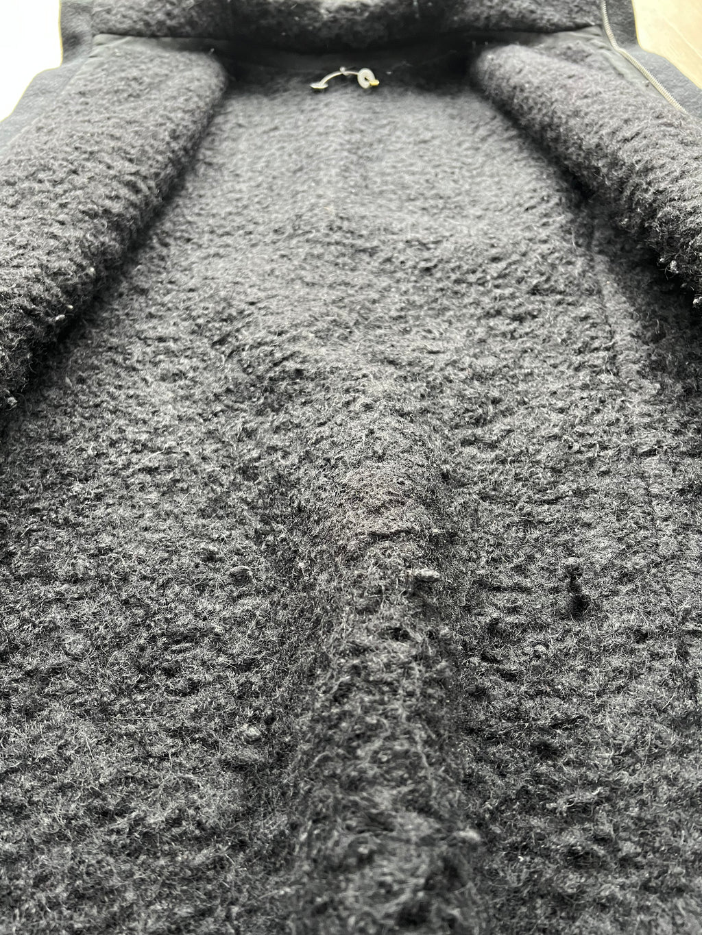 Label under constuction Wool Coat