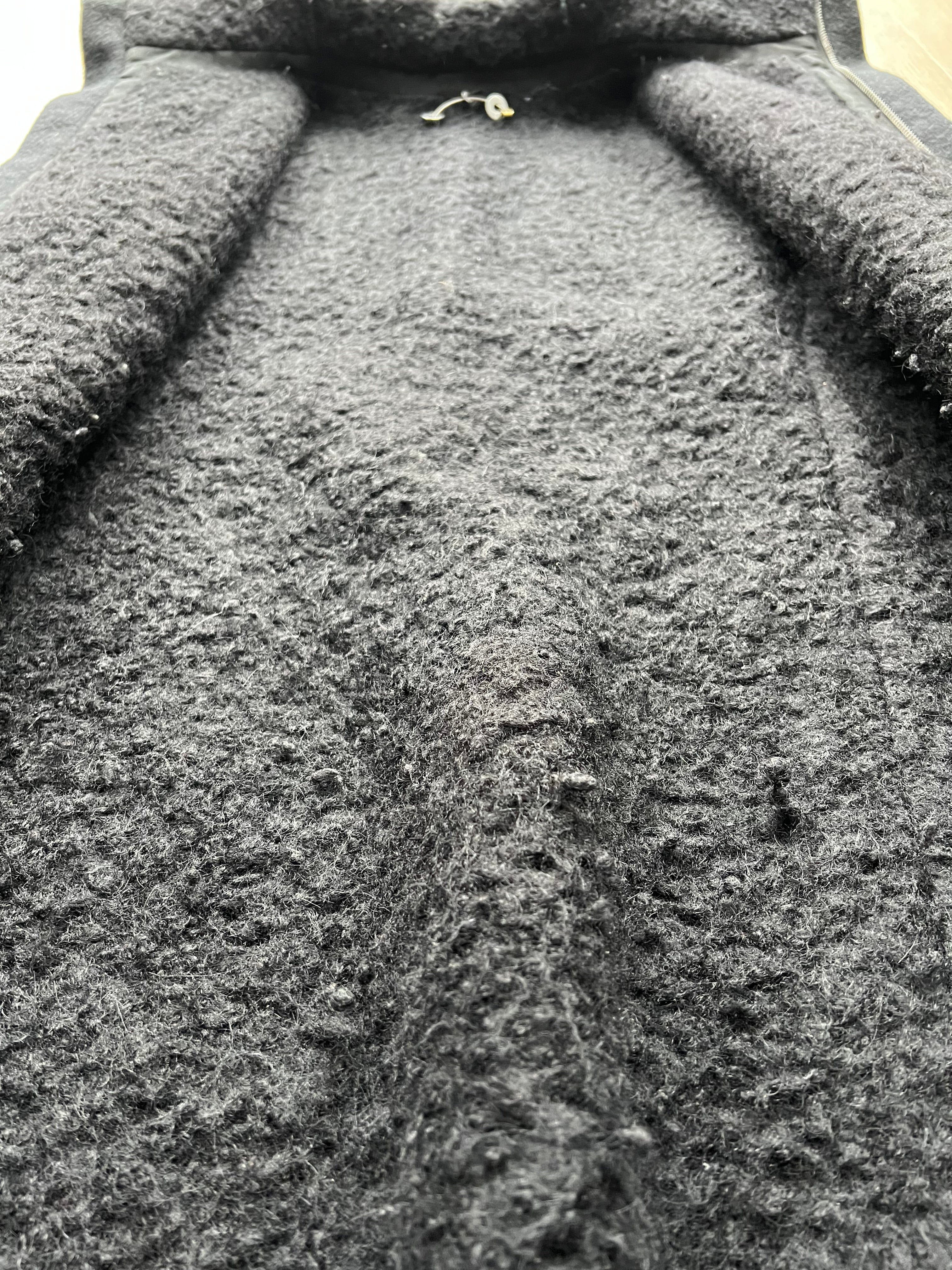 Label under constuction Wool Coat